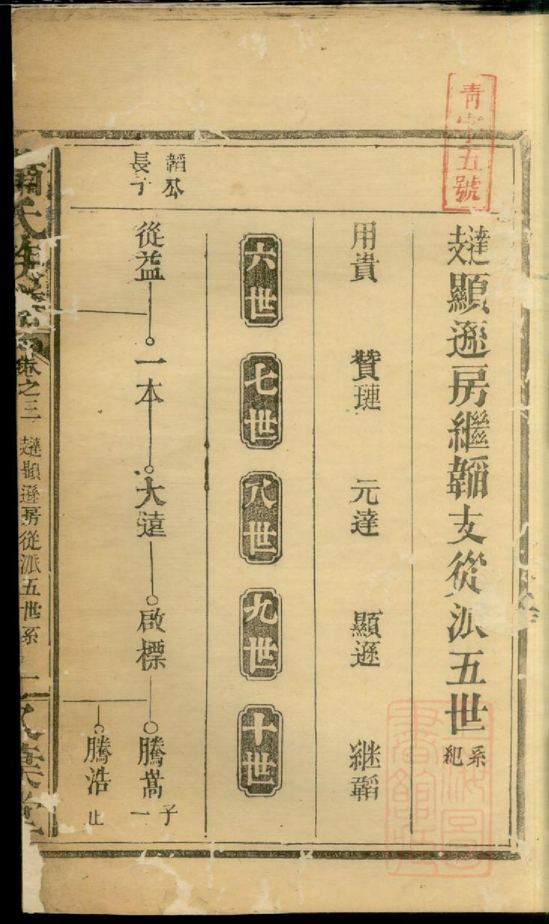 0437湖南常德武陵萧氏族谱_003_第3页
