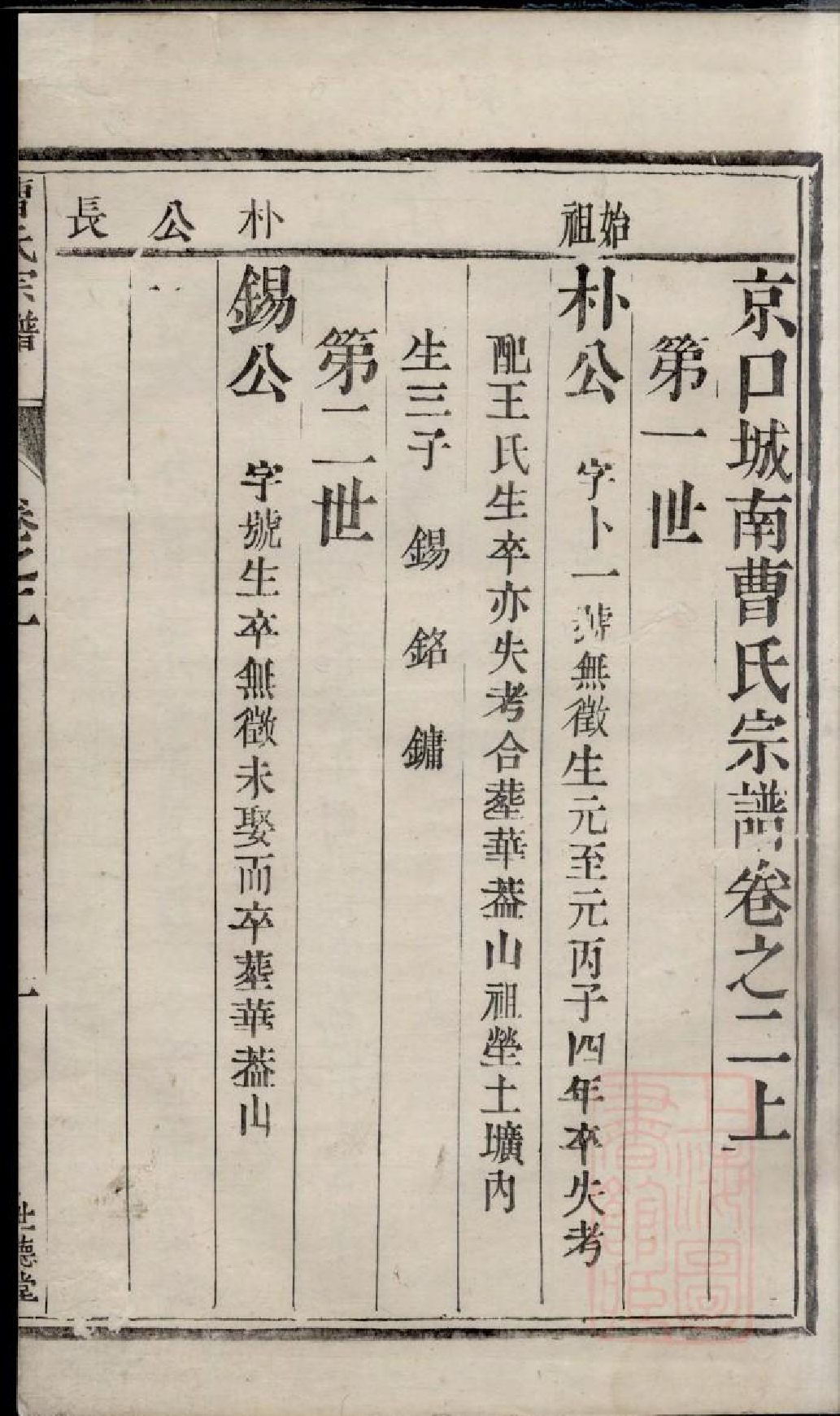 0464京口城南曹氏宗谱_002_第3页