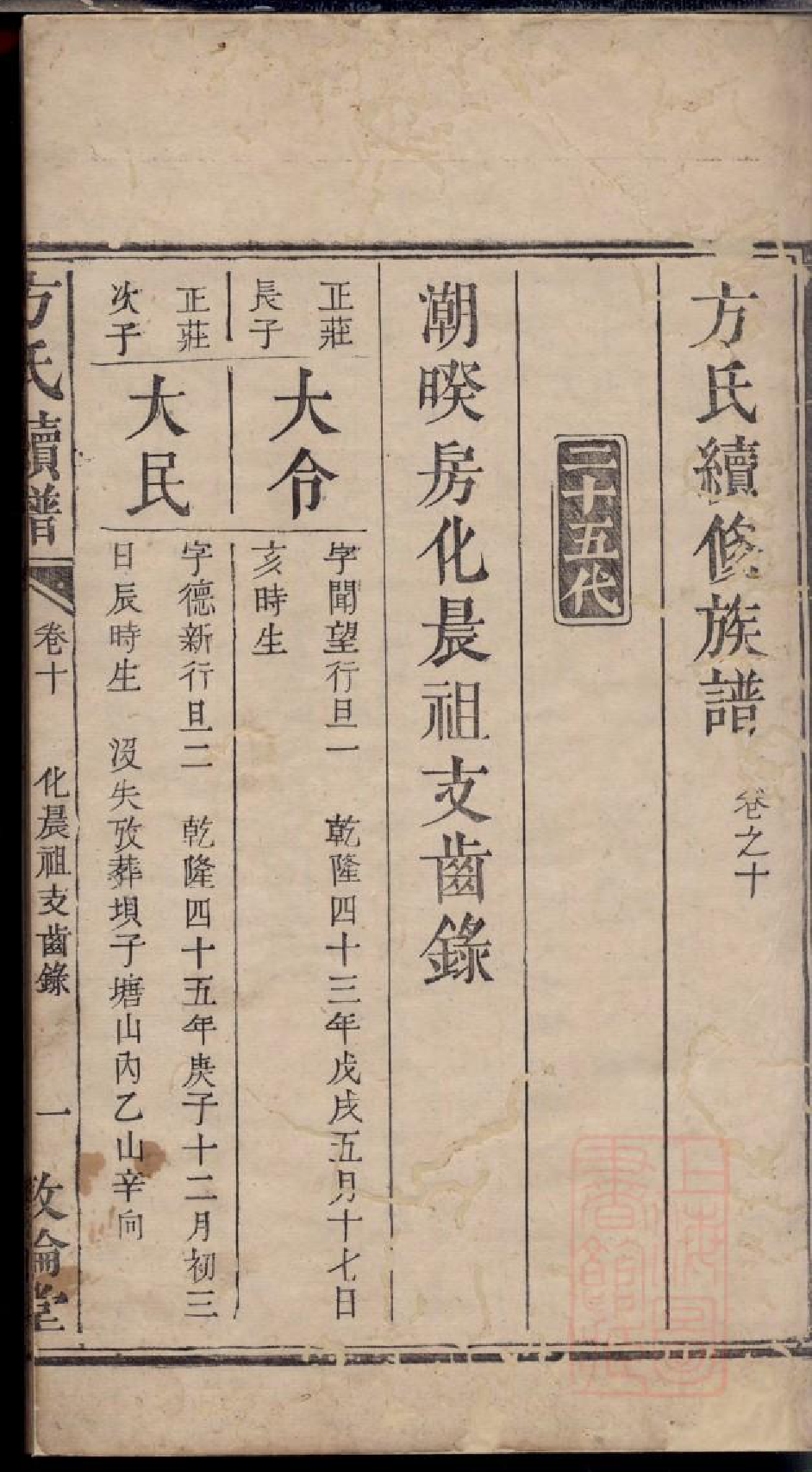 0496方氏续修族谱_008_第2页