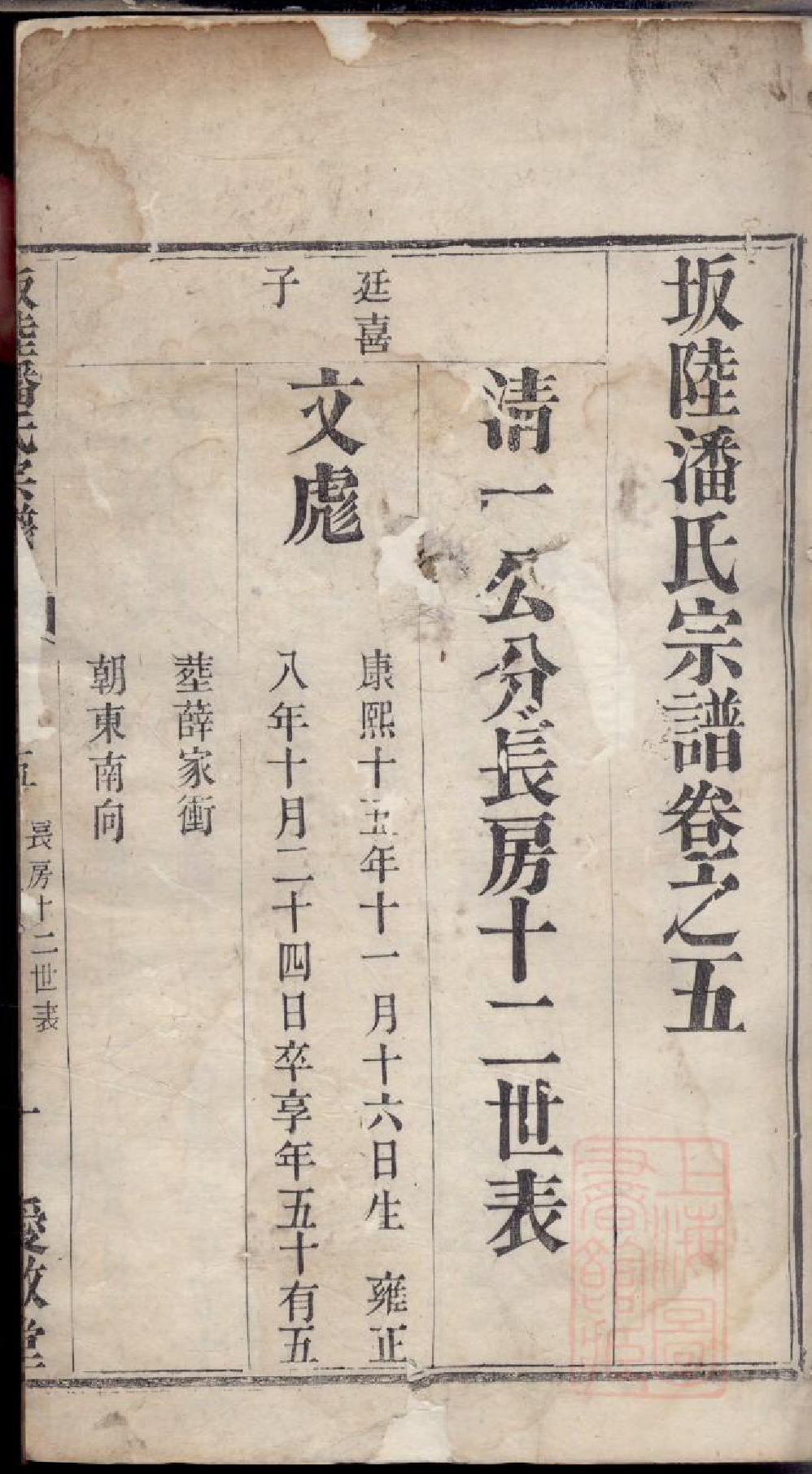 0537坂陆潘氏宗谱_002_第2页