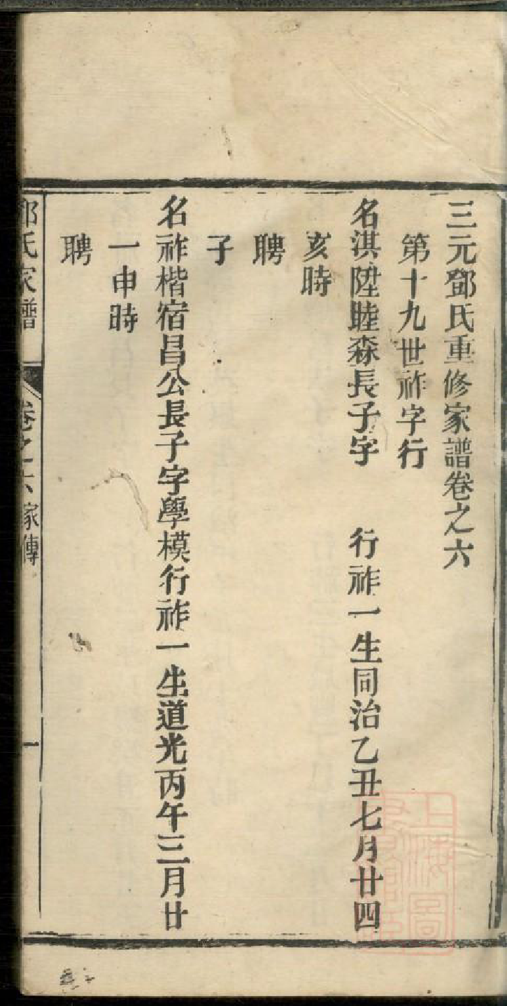 0284剑沙三元邓氏家谱_008_第3页