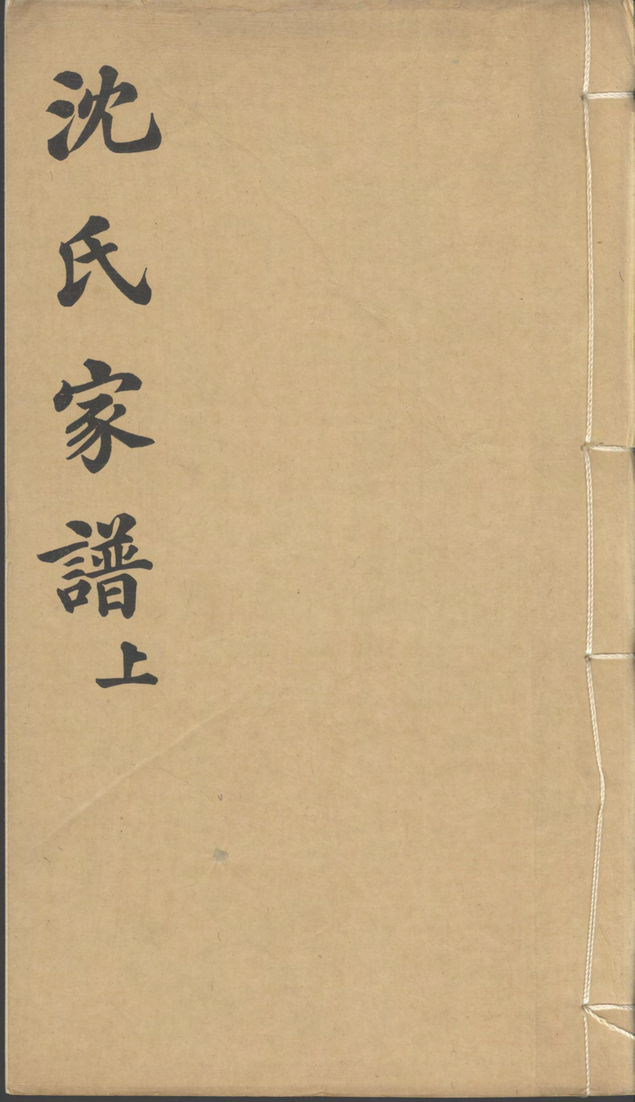 1374吴兴双林镇沈氏家谱_001_第1页