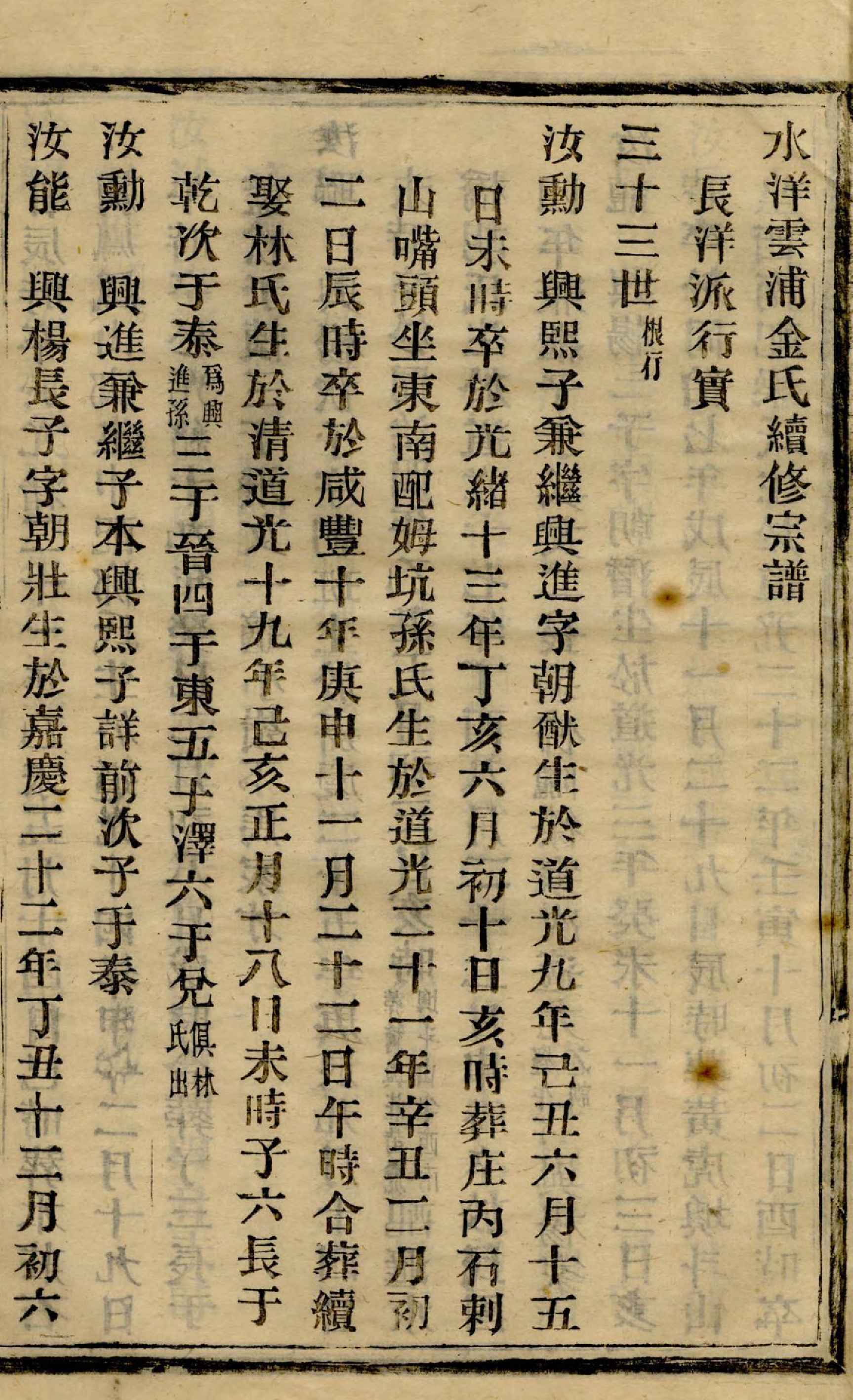 1379水洋云浦金氏续修宗谱_003_第3页
