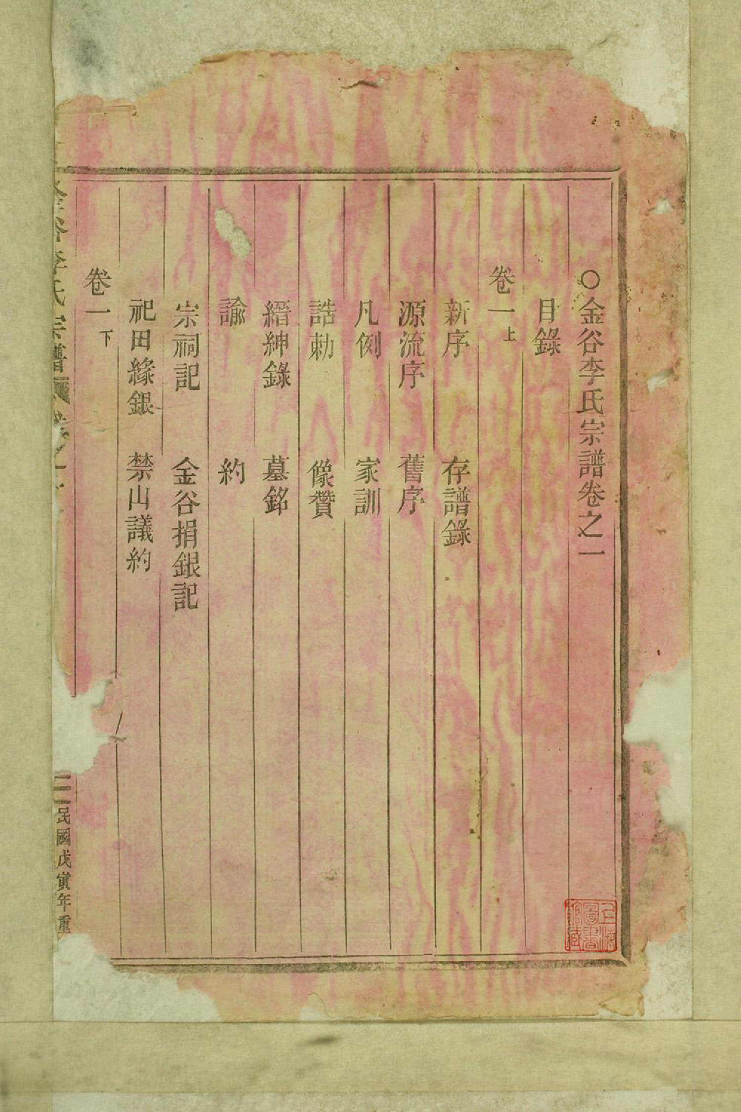1357金谷李氏宗谱_001_第3页