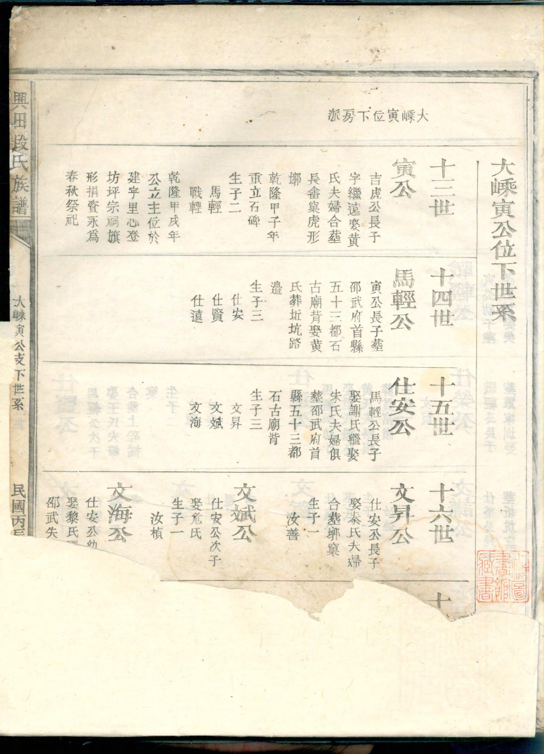 1444兴田段氏族谱_005_第2页