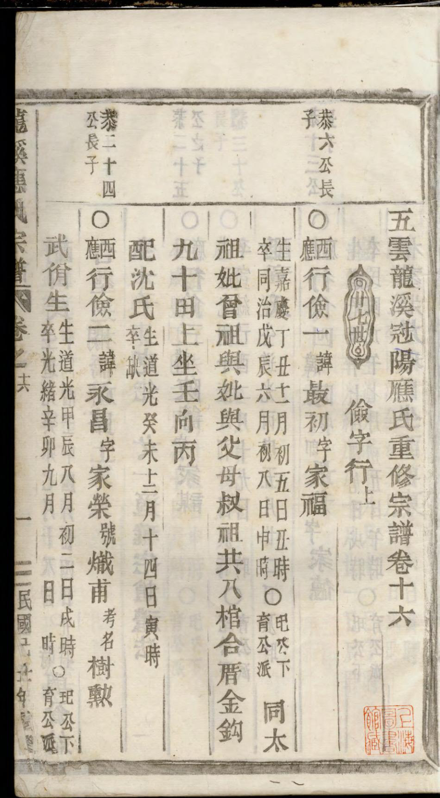 1342五云龙溪冠阳应氏重修宗谱_016_第3页