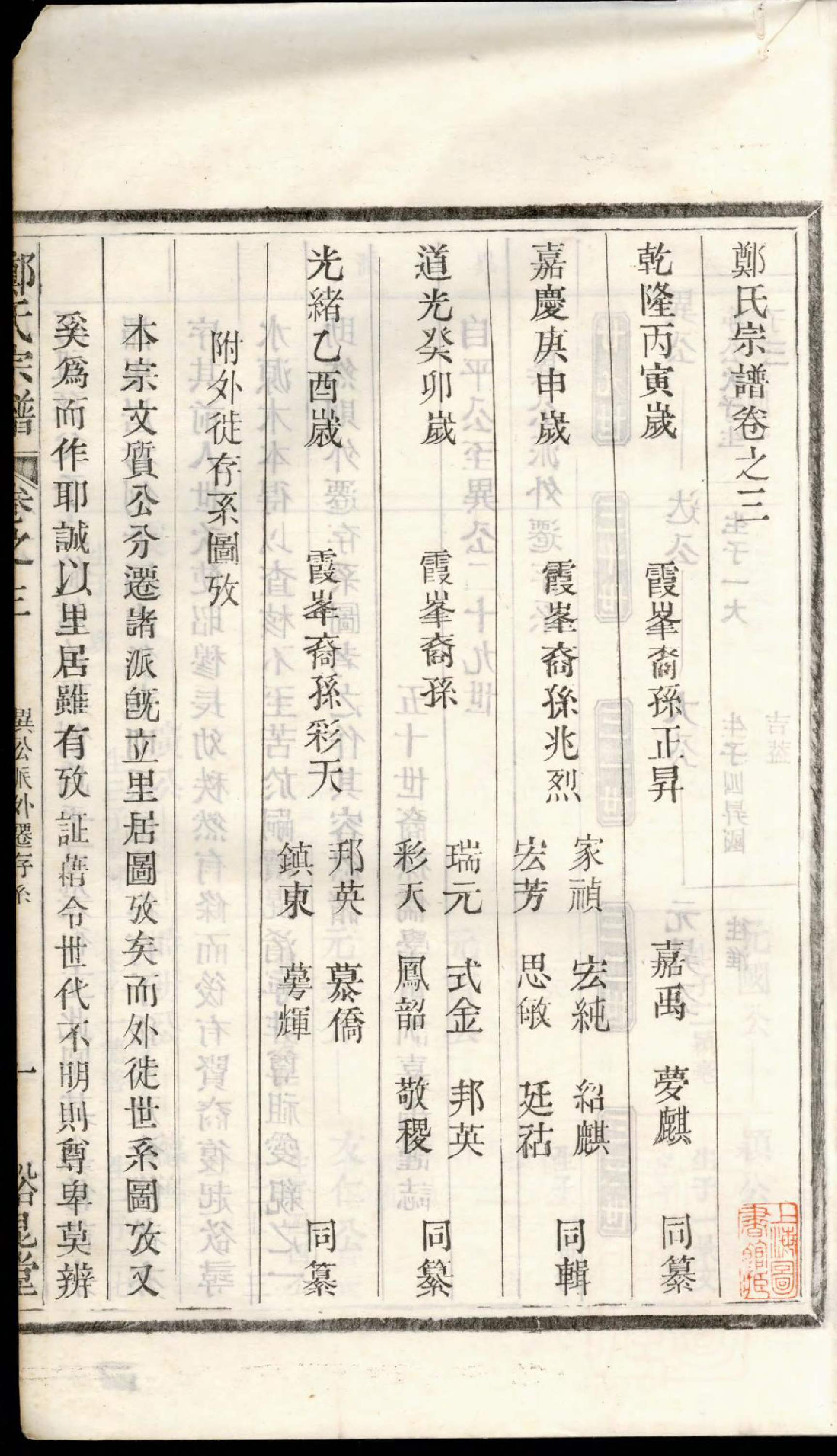 1331郑氏宗谱_003_第3页