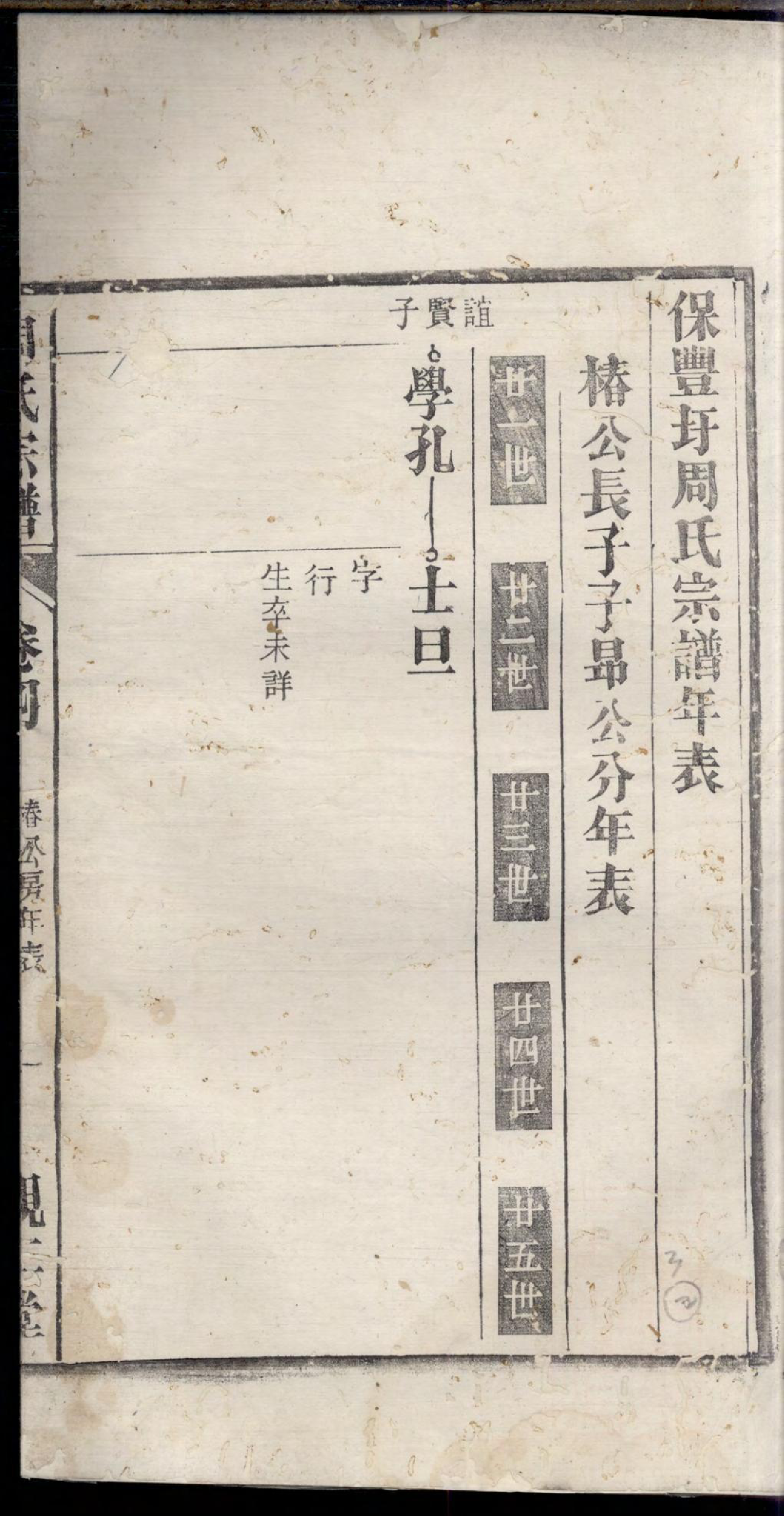 1245保丰圩周氏族谱_003_第2页