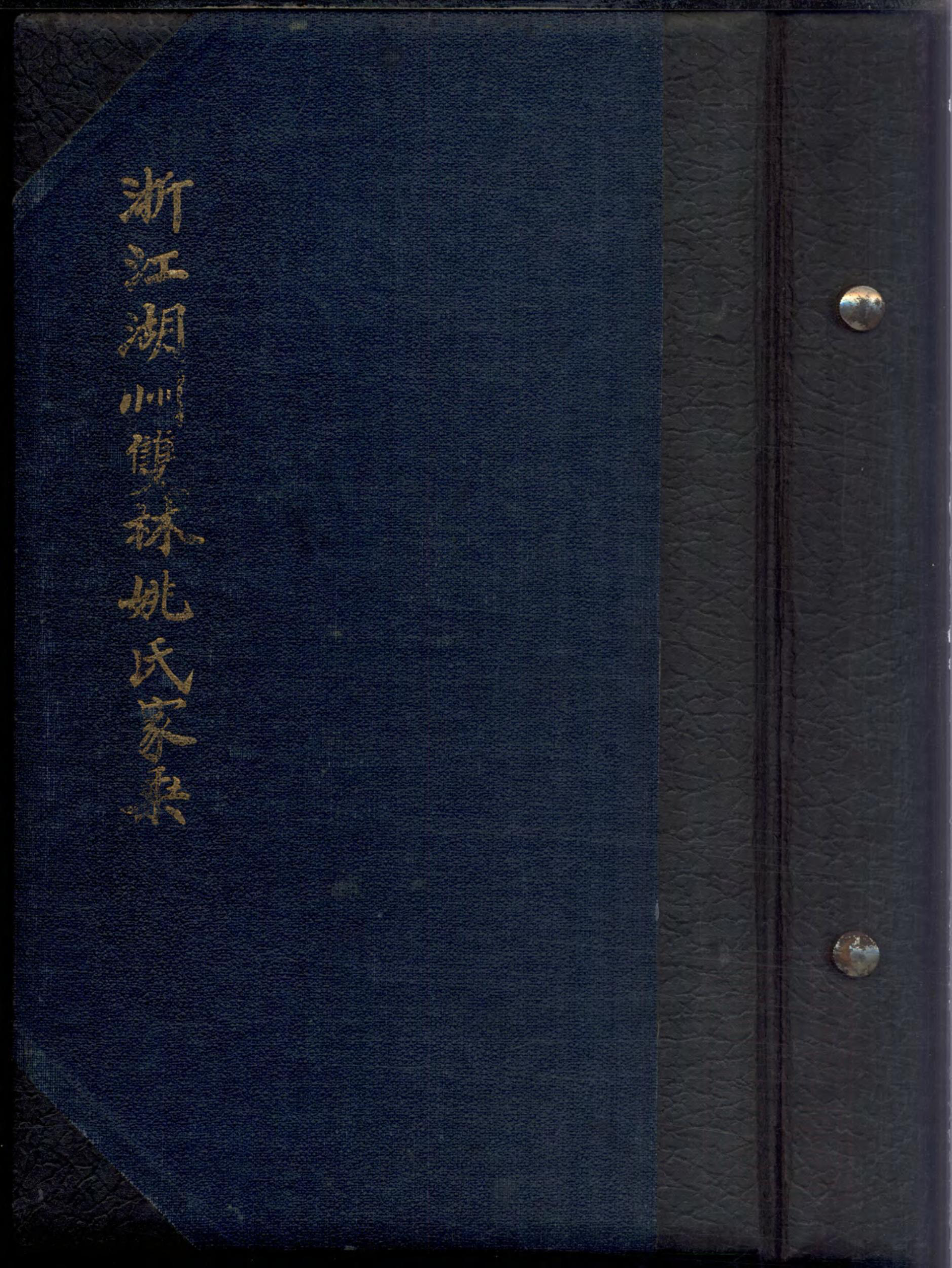 1249浙江湖州双林姚氏家乘_001_第1页
