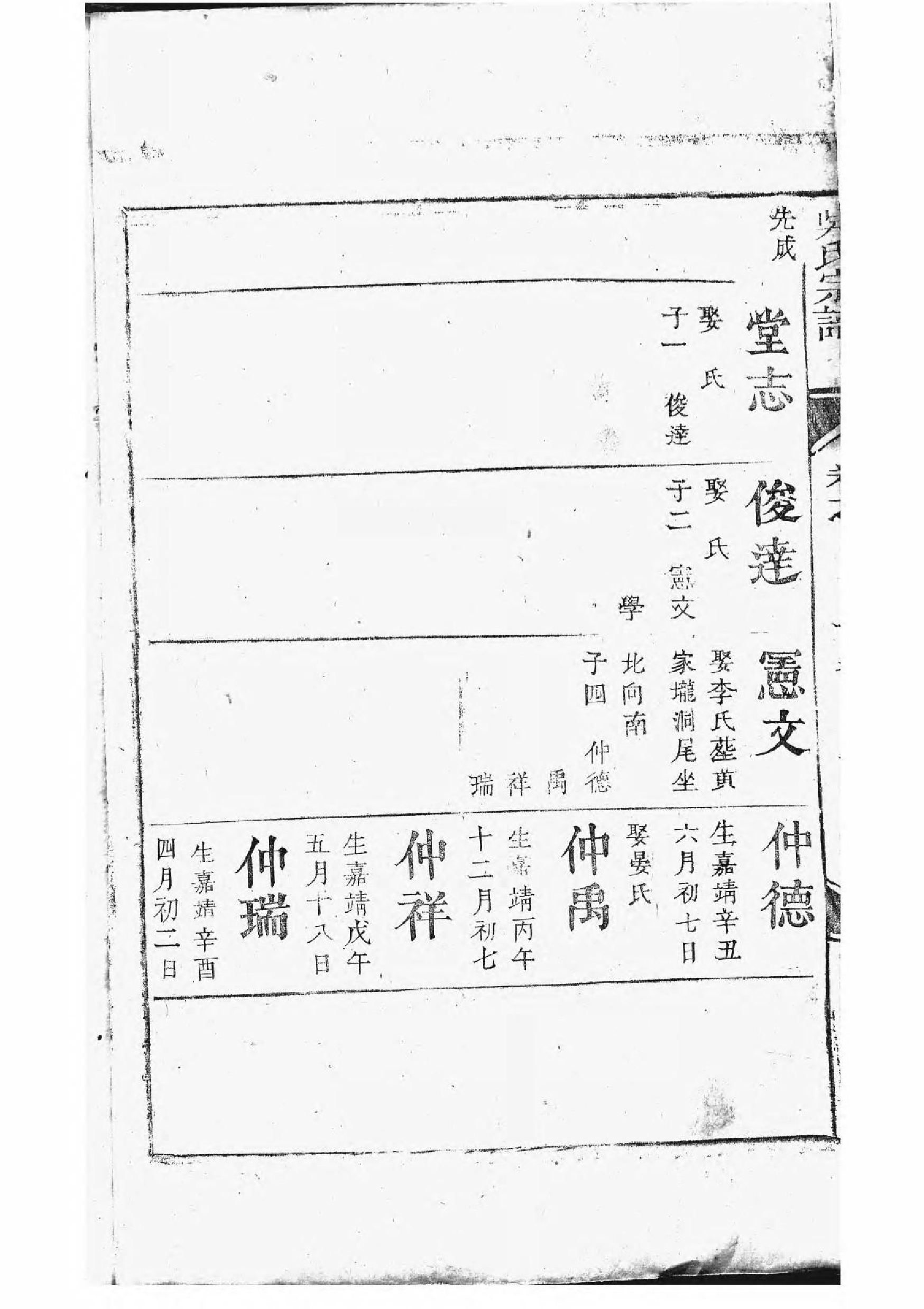 1615平江吴氏重修家谱_006_第3页