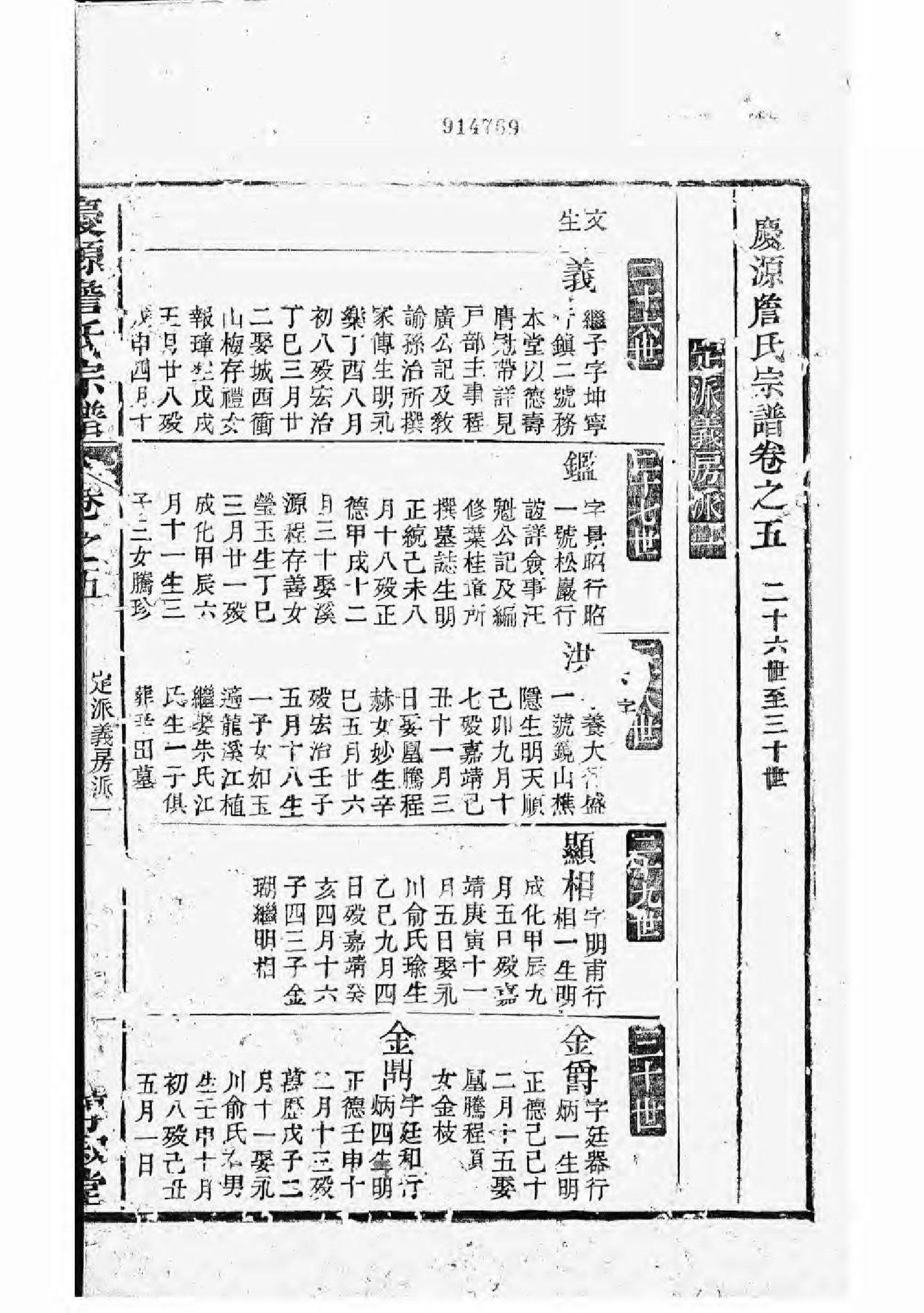 1628庆源詹氏宗谱_003_第2页