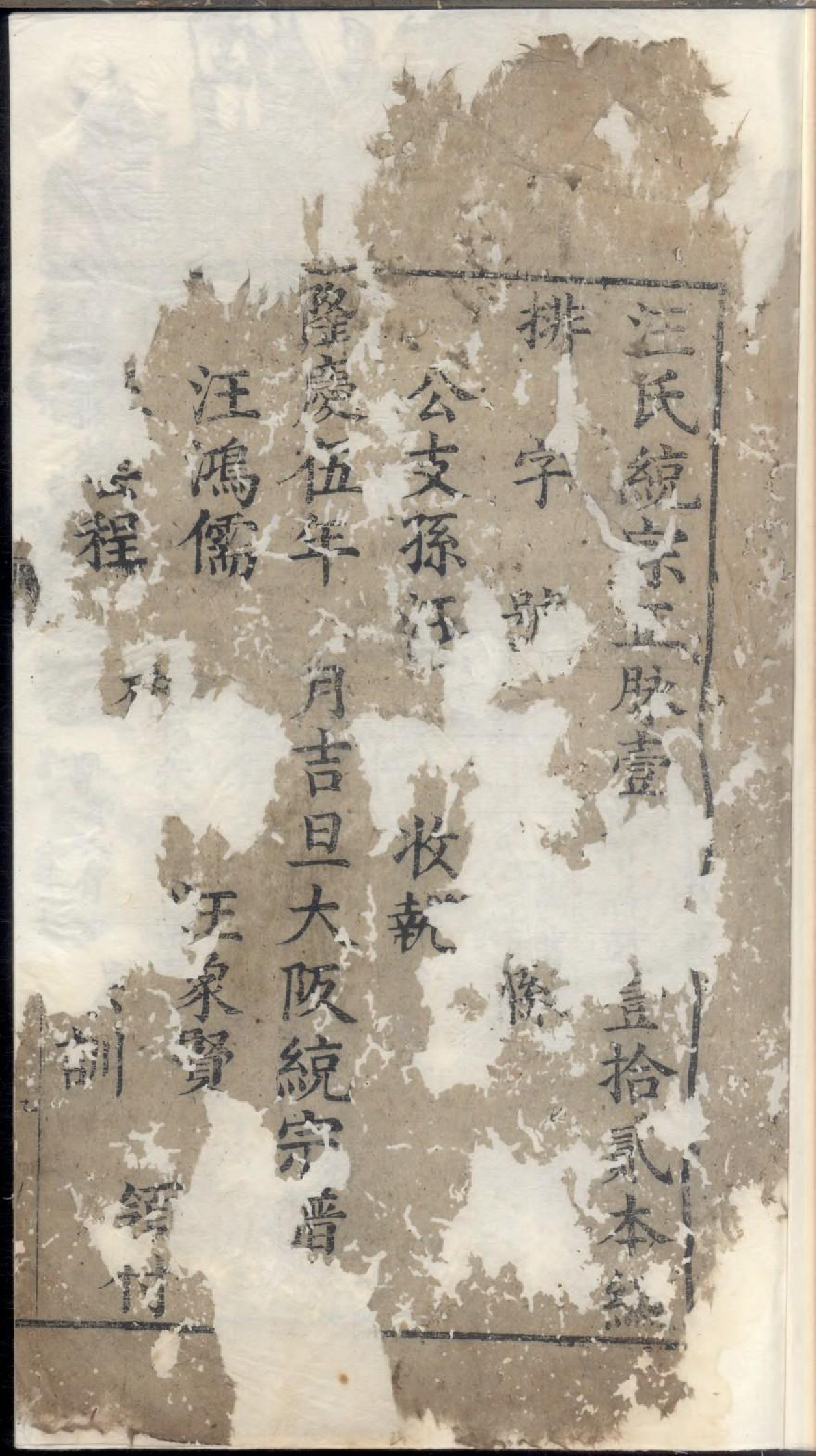 1842汪氏统宗正脈_001_第2页