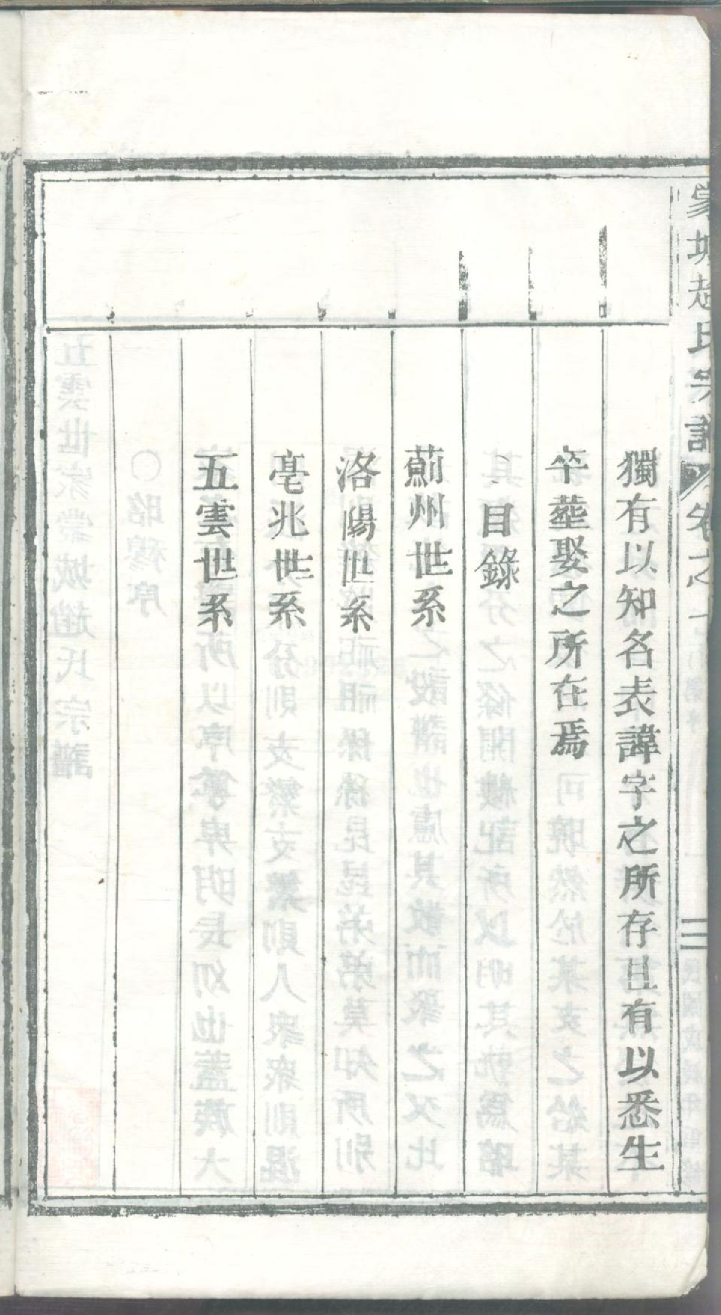 1102五云世家蒙城赵氏宗谱_005_第3页