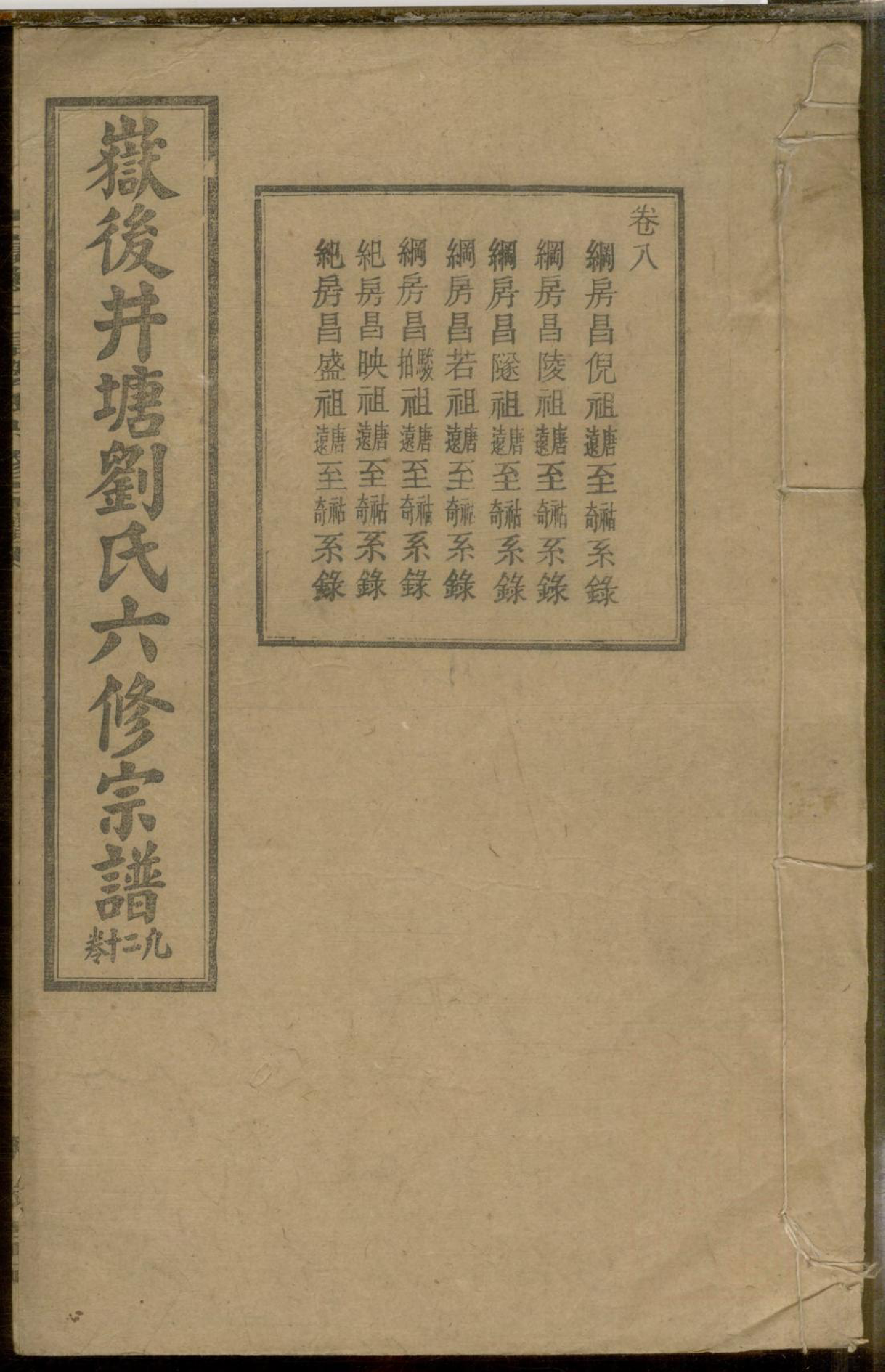 1087嶽后井塘刘氏六修宗谱_008_第1页
