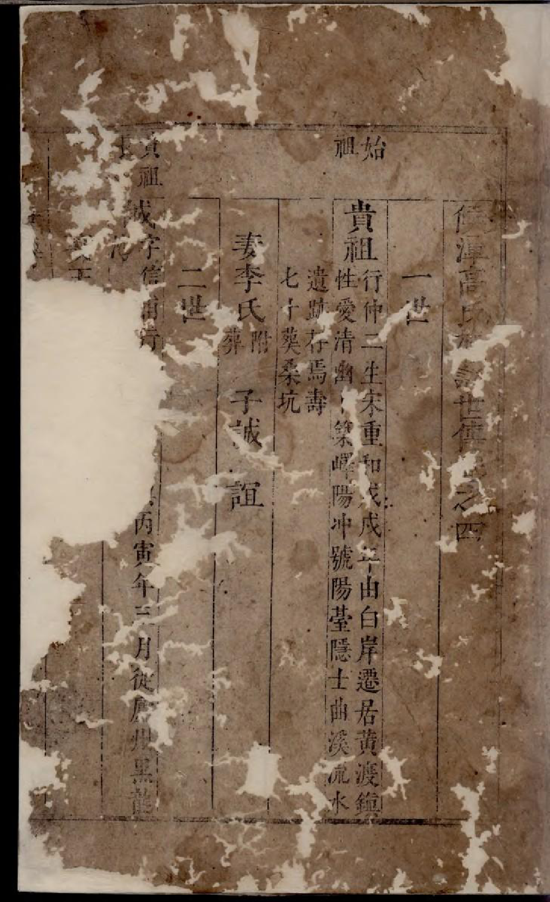 1743候潭高氏族谱_002_第2页