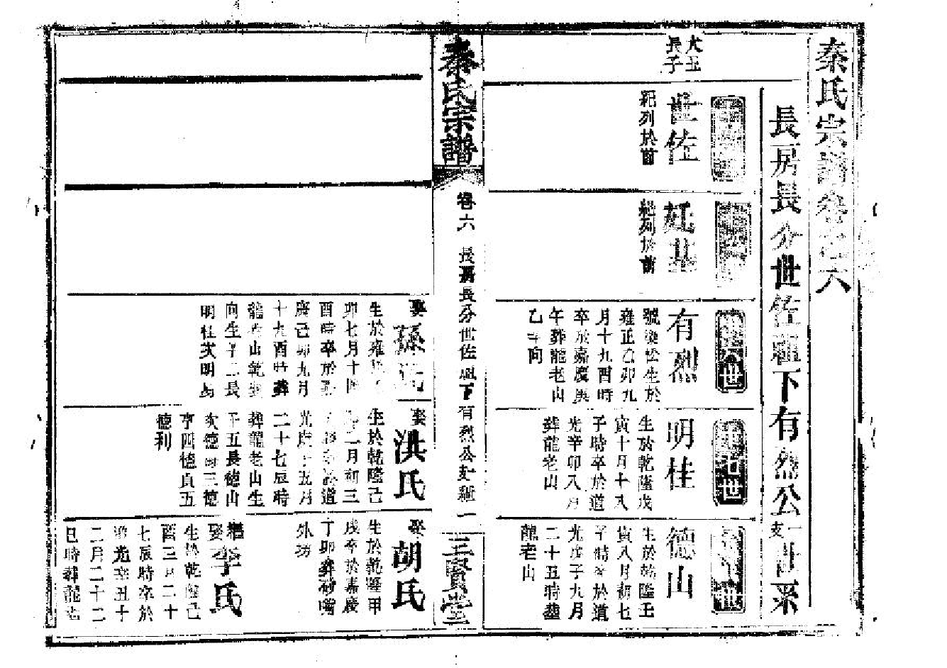 2262秦氏宗譜（片卷号：2_2-5_1）_004_第2页