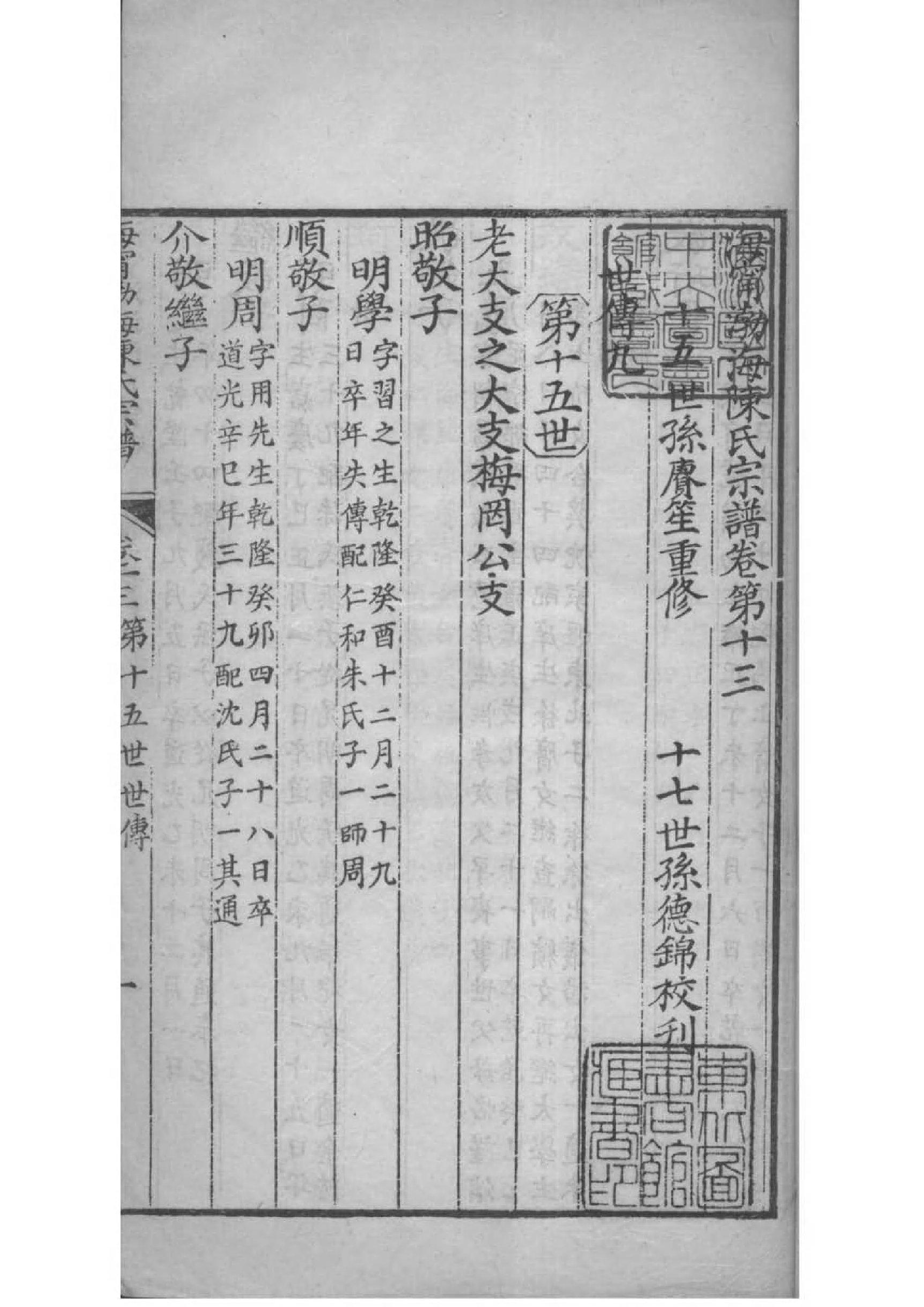2121[浙江海宁]海宁渤海陈氏宗谱_007_第2页