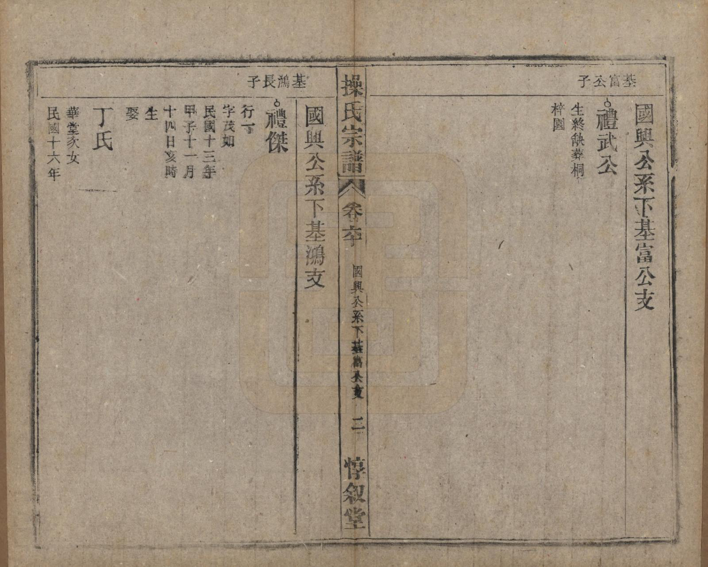 GTJP0047.操.安徽怀宁.操氏宗谱六十三卷.民国三十七年（1948）_060.pdf_第2页