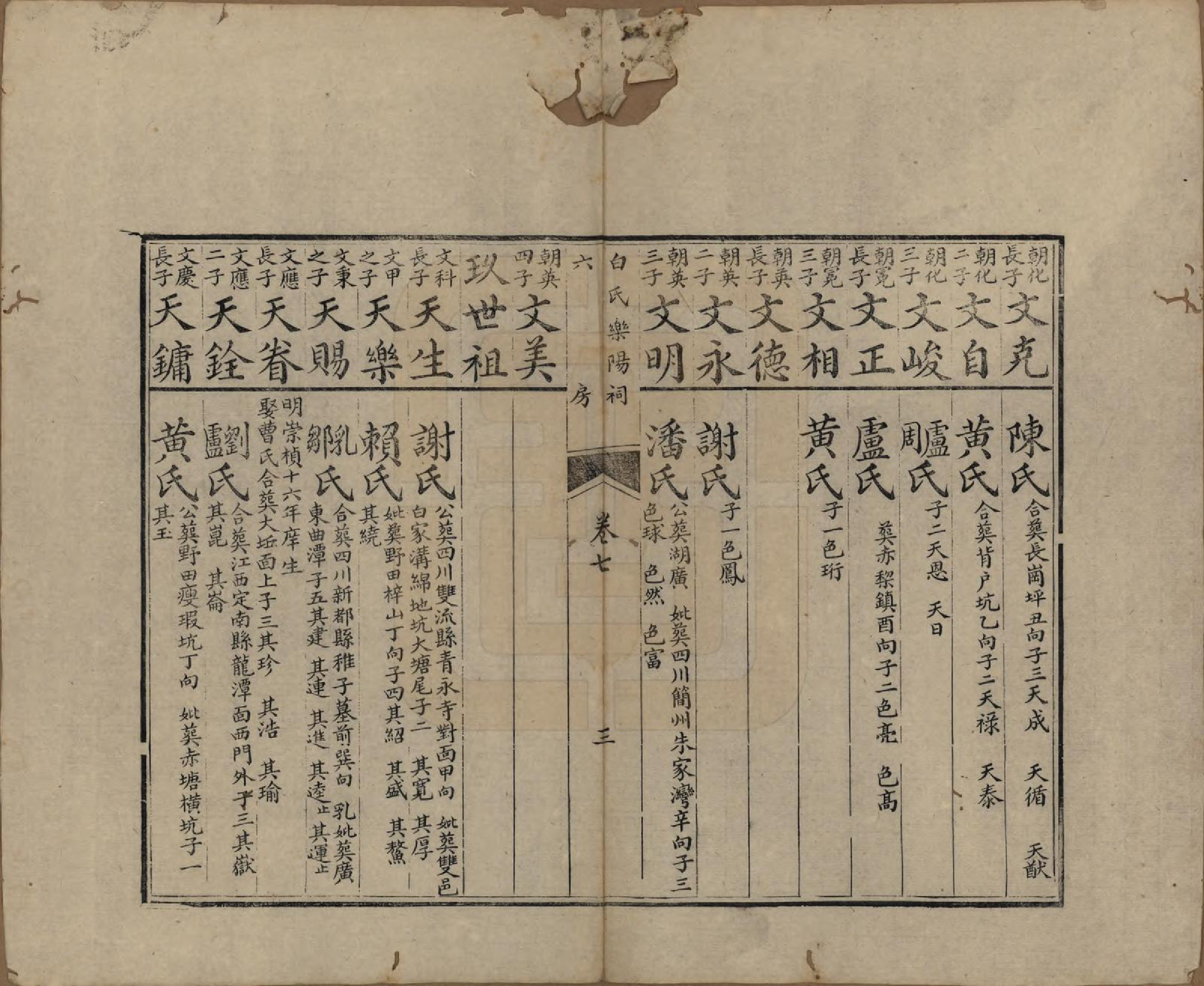GTJP0002.白.四川成都.白氏乐阳祠族谱八卷首一卷.清光绪二十二年（1896）_007.pdf_第3页
