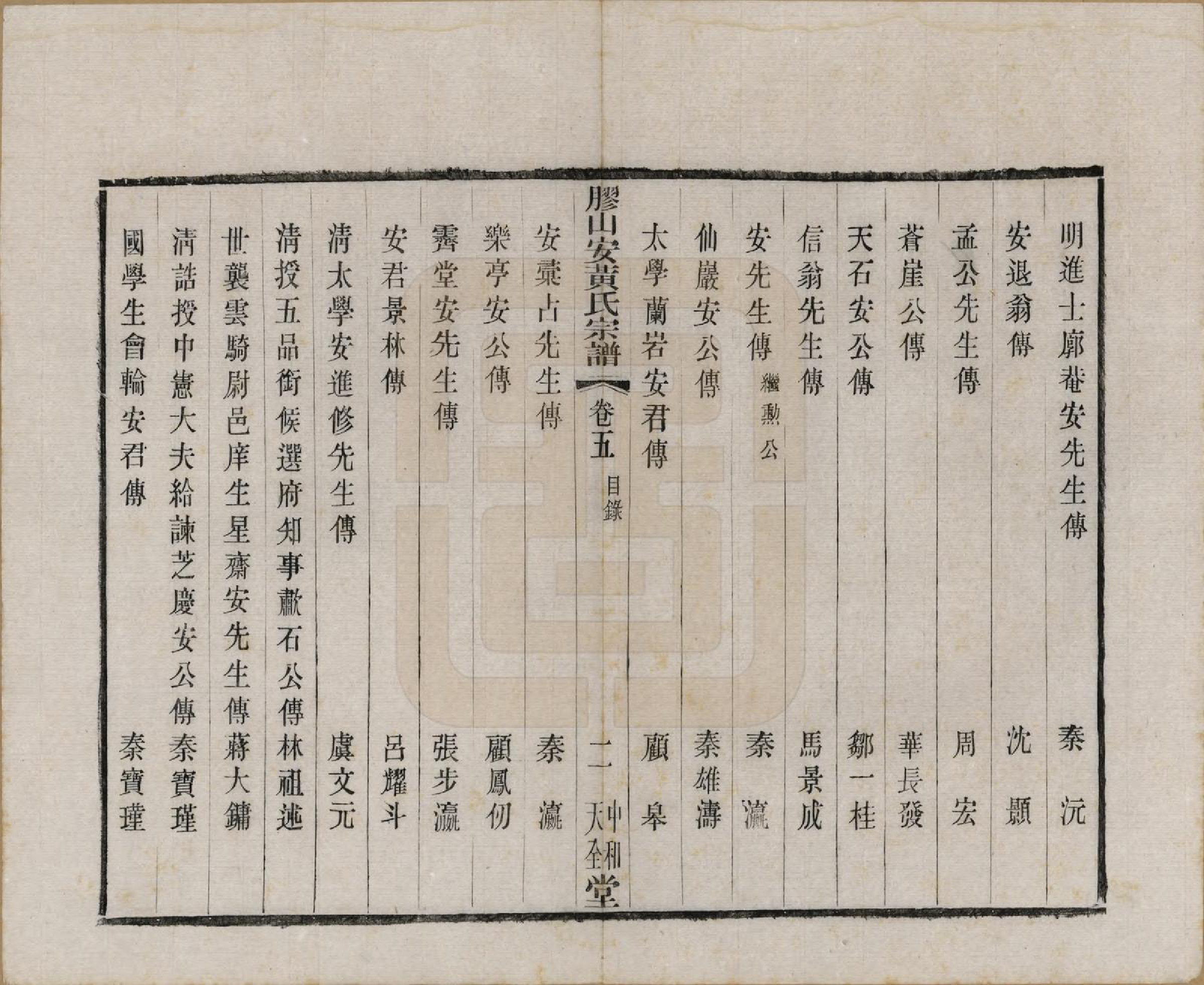 GTJP0001.安.江苏无锡.胶山安黄氏宗谱二十四卷.民国间_005.pdf_第2页