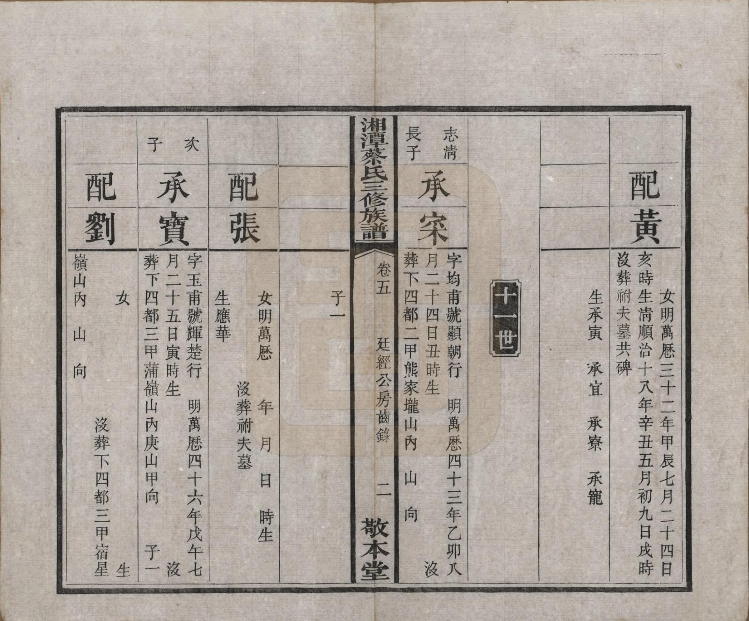 GTJP0029.蔡.湘潭蔡氏三修族谱八卷.民国二年[1913]_005.pdf_第3页
