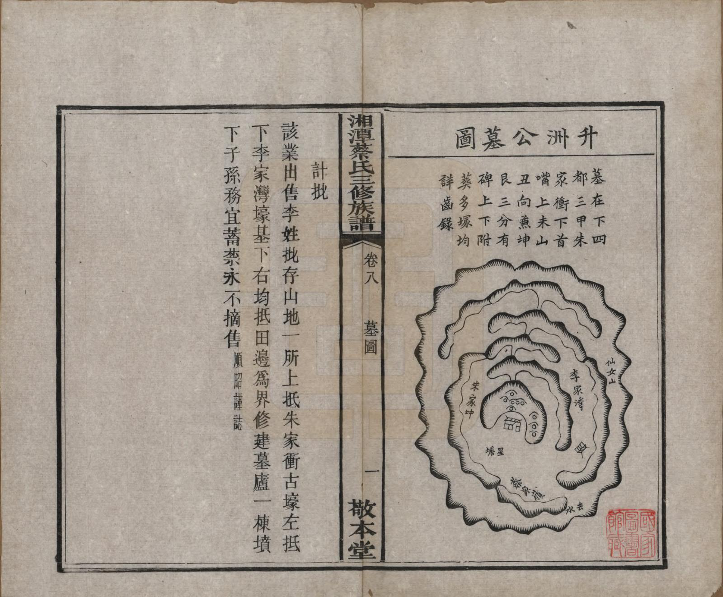 GTJP0029.蔡.湘潭蔡氏三修族谱八卷.民国二年[1913]_008.pdf_第2页