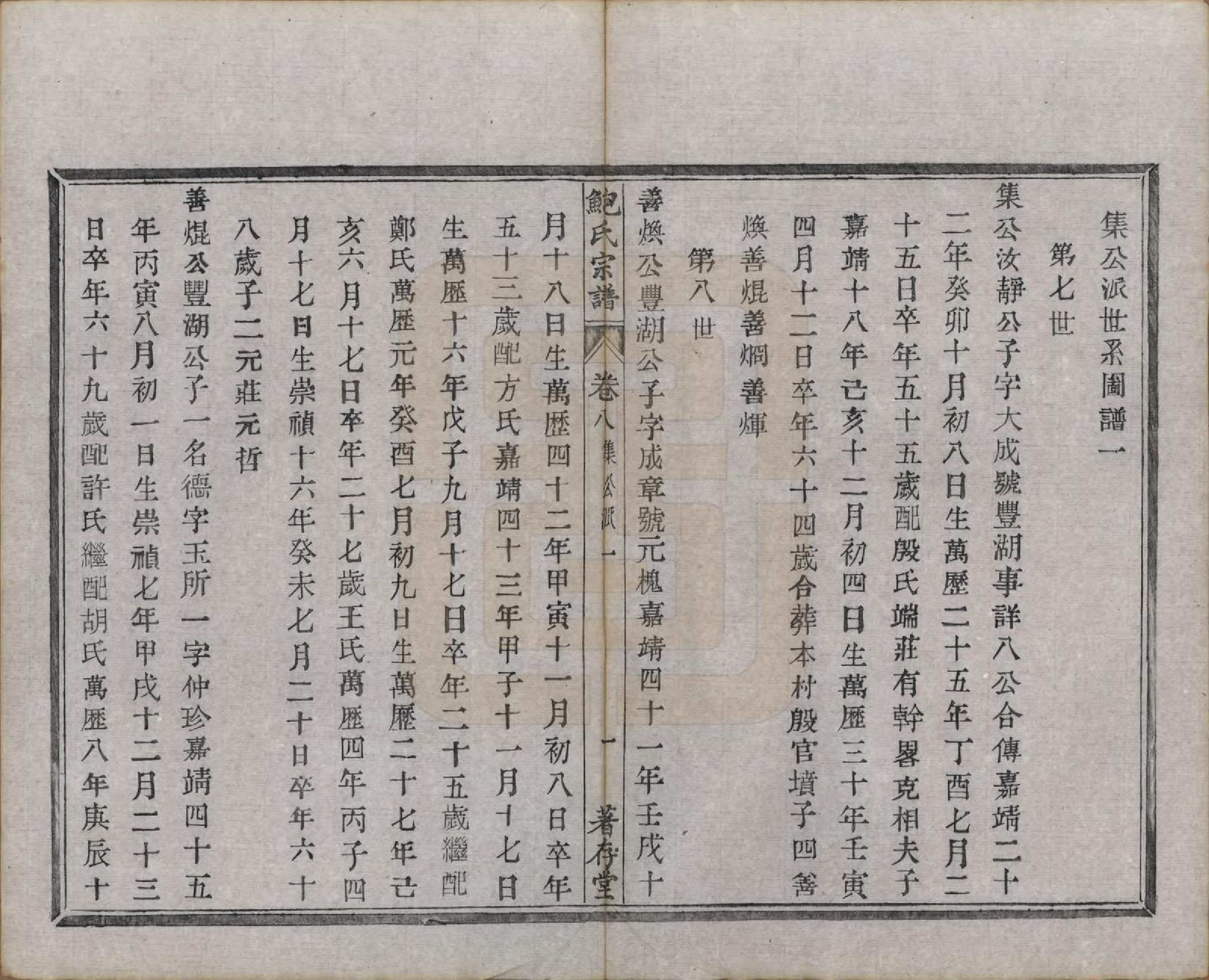 GTJP0012.鲍.安徽歙县.歙新馆鲍氏着存堂宗谱十六卷.清光绪元年（1875）_008.pdf_第3页