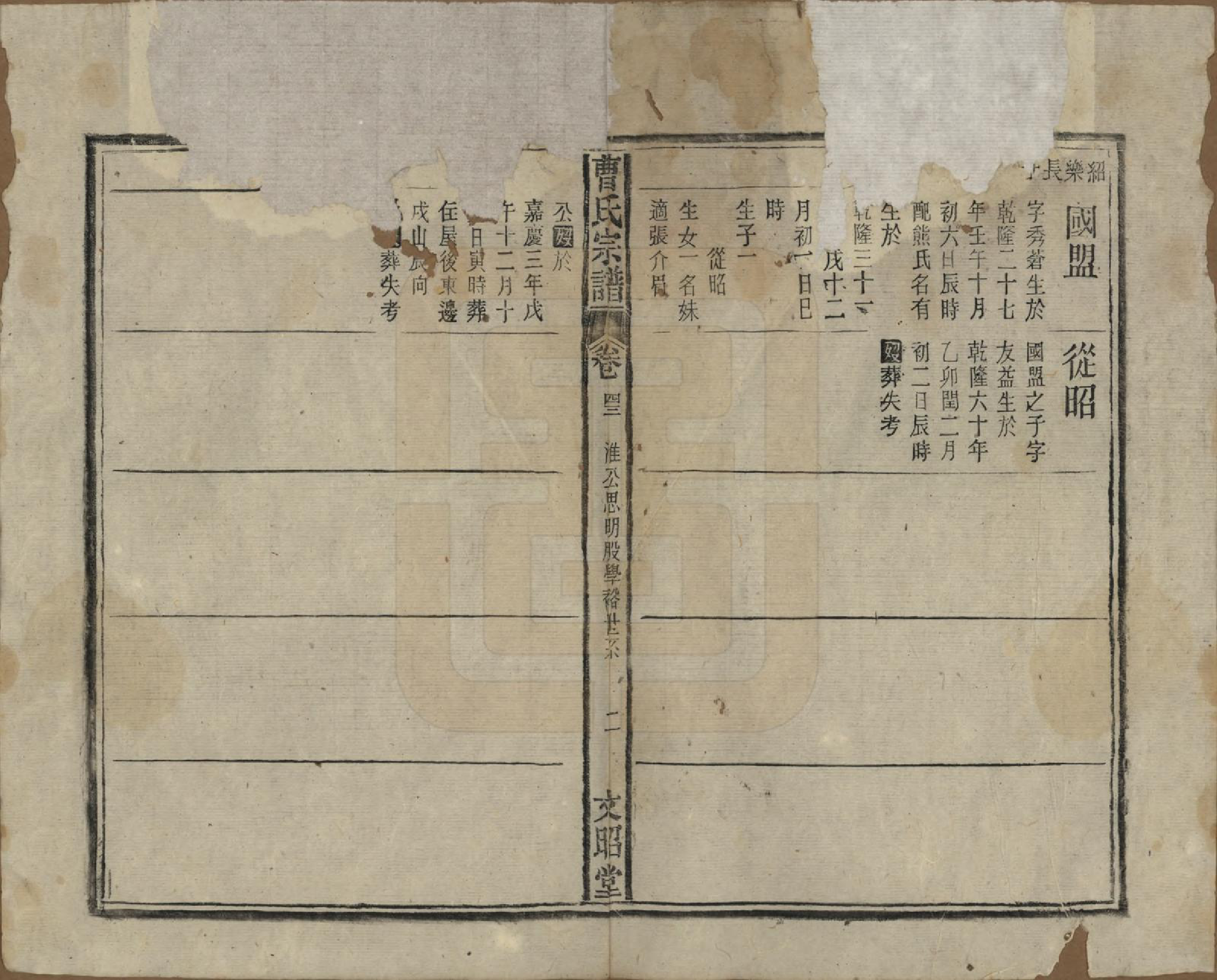 GTJP0054.曹.中国.曹氏宗谱四十五卷首三卷.民国二十一年（1934）_043.pdf_第2页