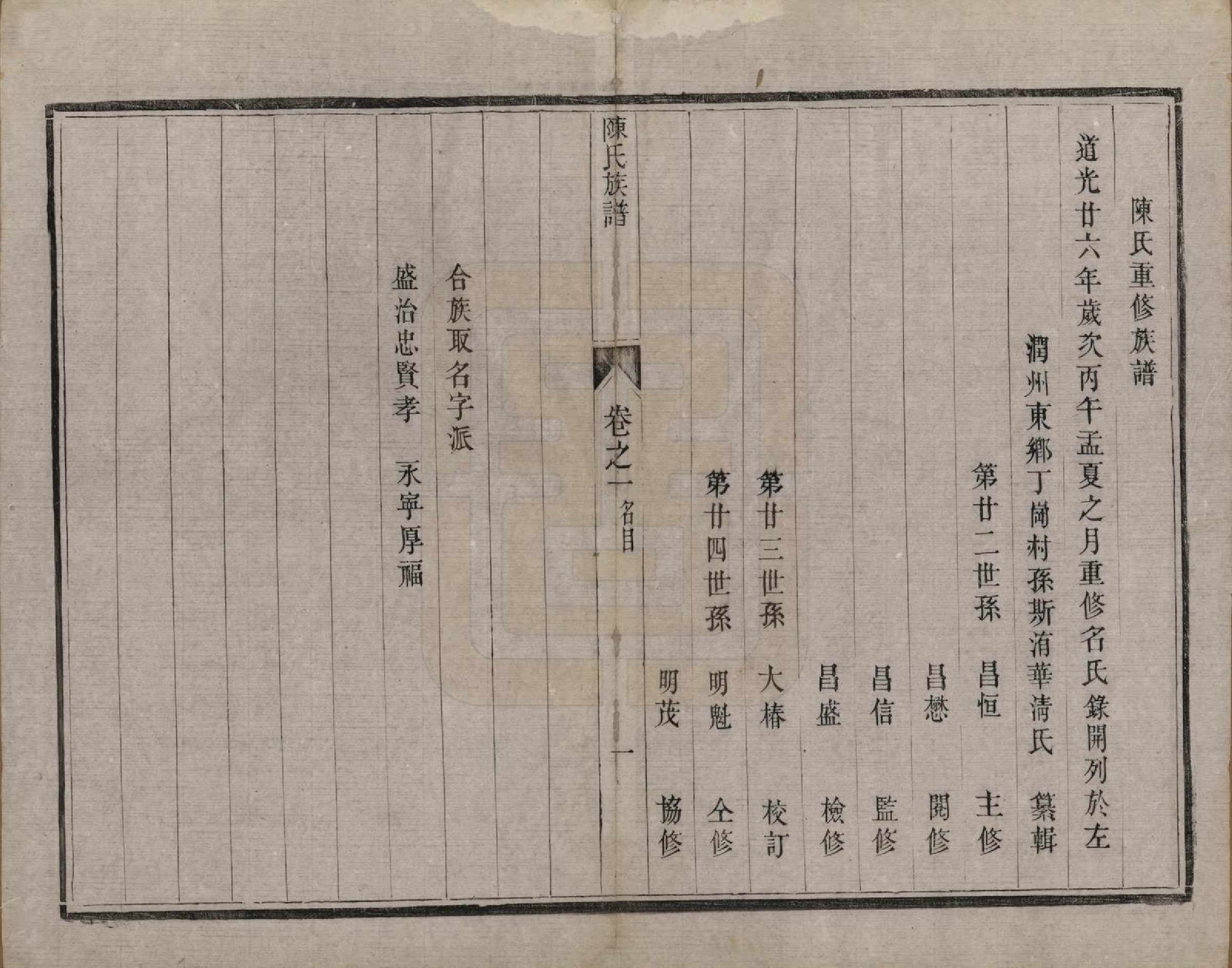 GTJP0183.陈.中国.陈氏族谱四卷.清光绪二年（1876）_002.pdf_第2页