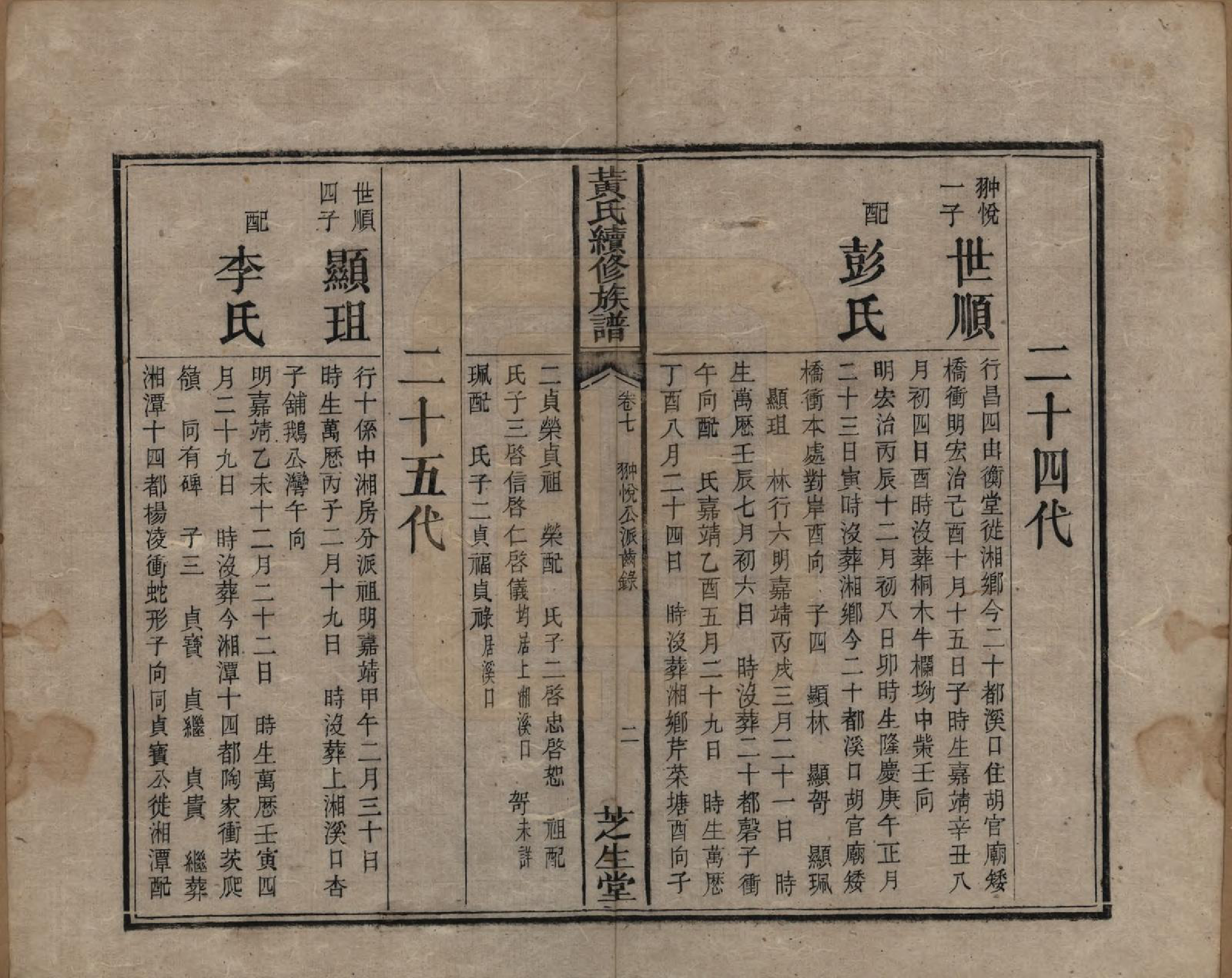 GTJP0646.黄.中国.黄氏续族谱.同治6年_007.pdf_第2页