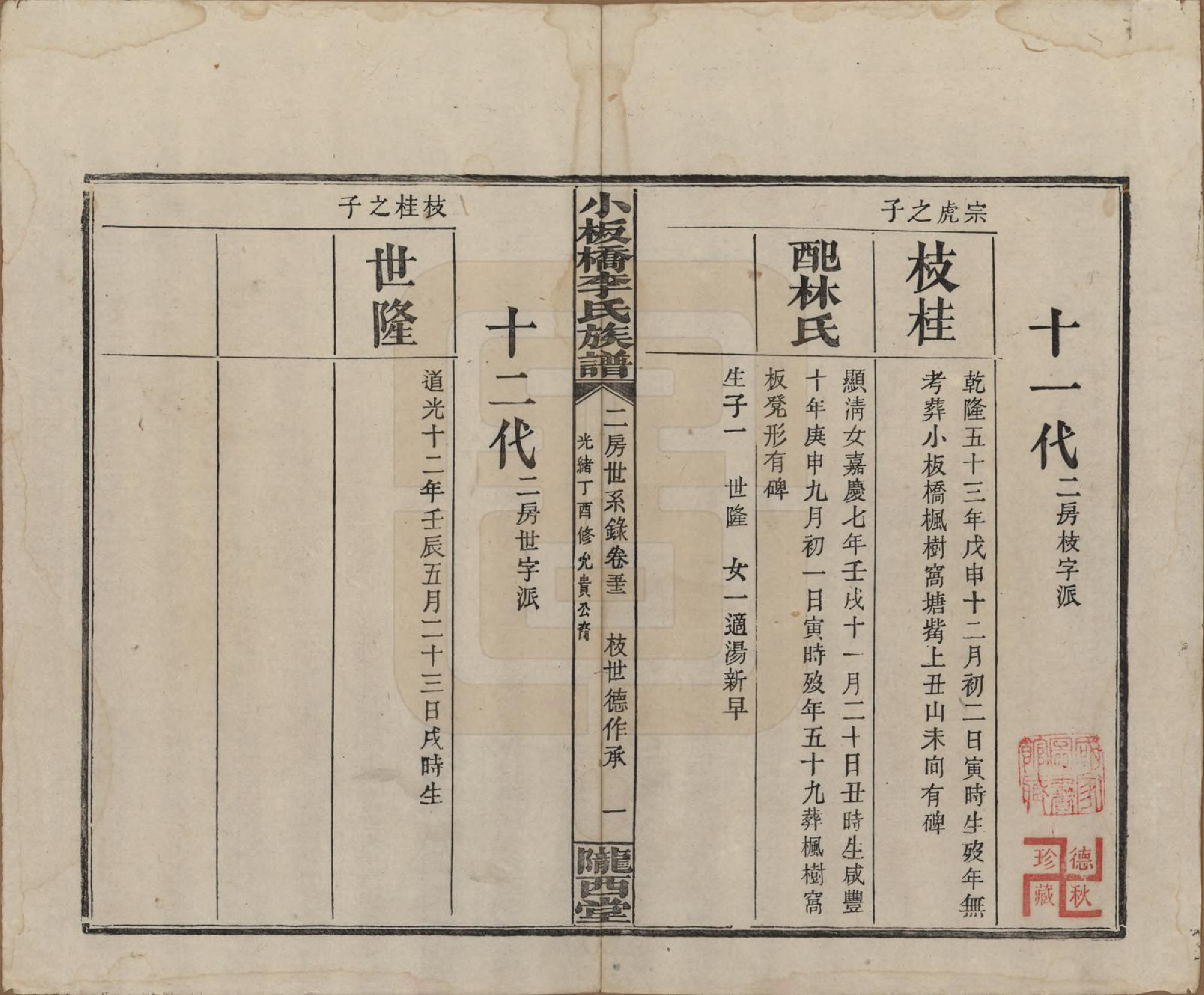 GTJP0776.李.中国.小板桥李氏族谱.光绪24年_003.pdf_第1页