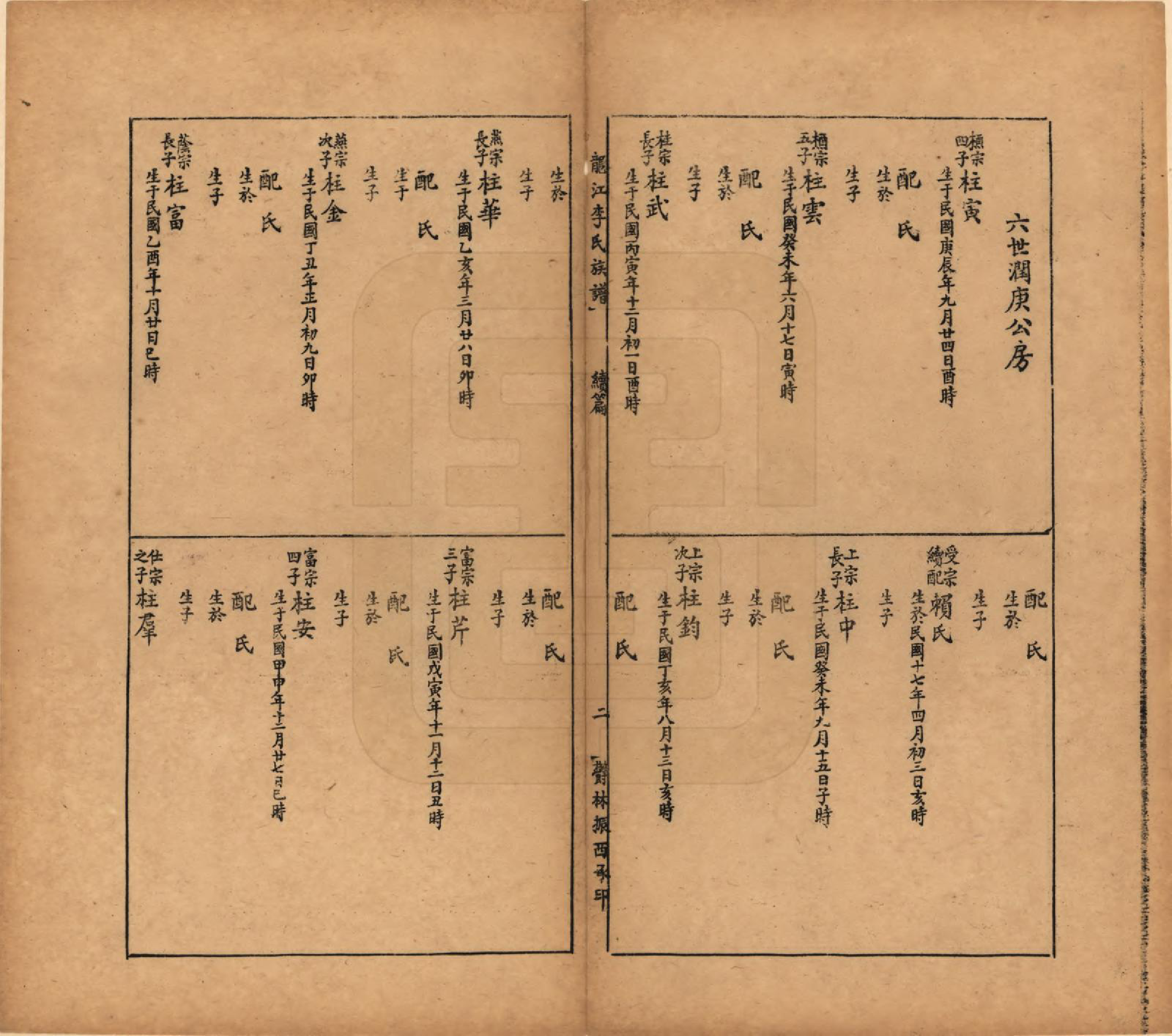 GTJP0821.李.中国.龙江李氏族谱八卷附续编一卷.民国三十八年（1949）_009.pdf_第2页