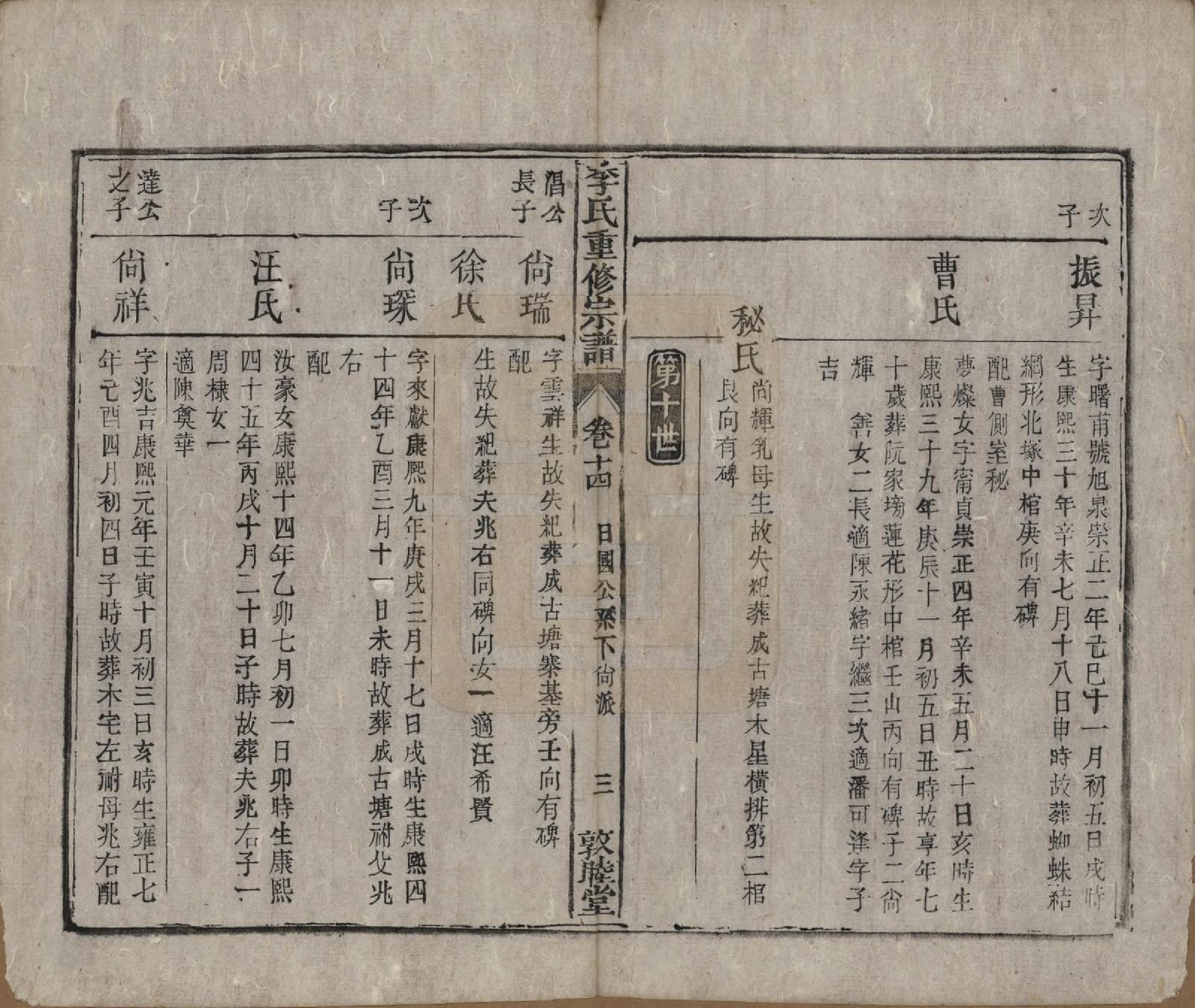 GTJP0857.李.中国.李氏重修宗谱五十卷首一卷.清同治十一年（1872）_014.pdf_第3页