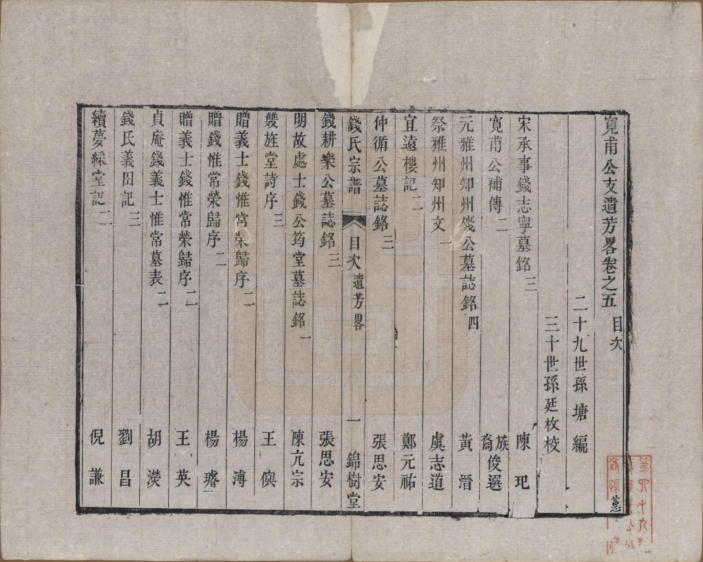 GTJP1178.钱.中国.钱氏宗谱十卷首一卷末一卷.清道光七年（1827）_005.pdf_第1页