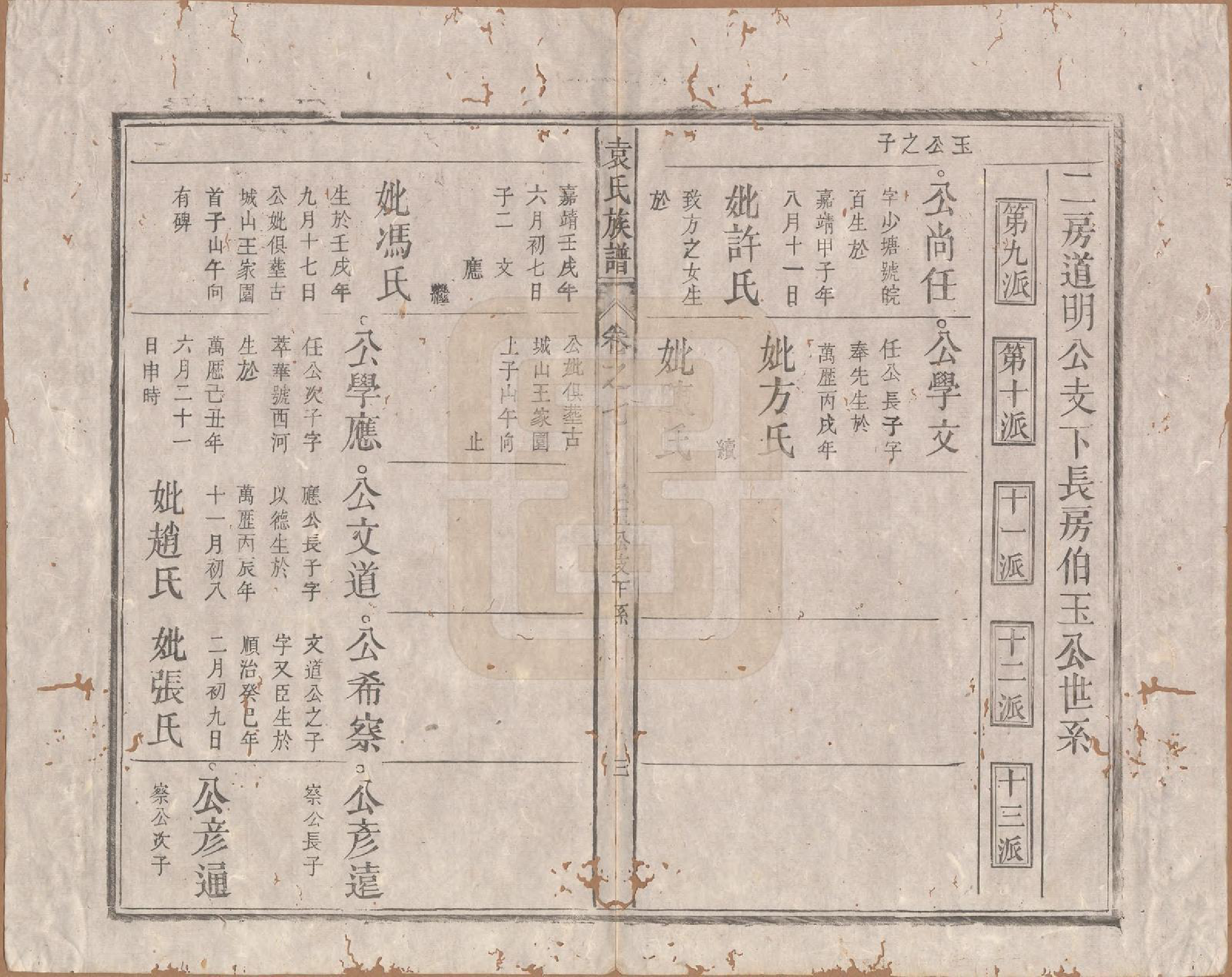 GTJP2070.袁.中国.袁氏族谱九卷首一卷次一卷末一卷.清道光七年（1827）_007.pdf_第3页