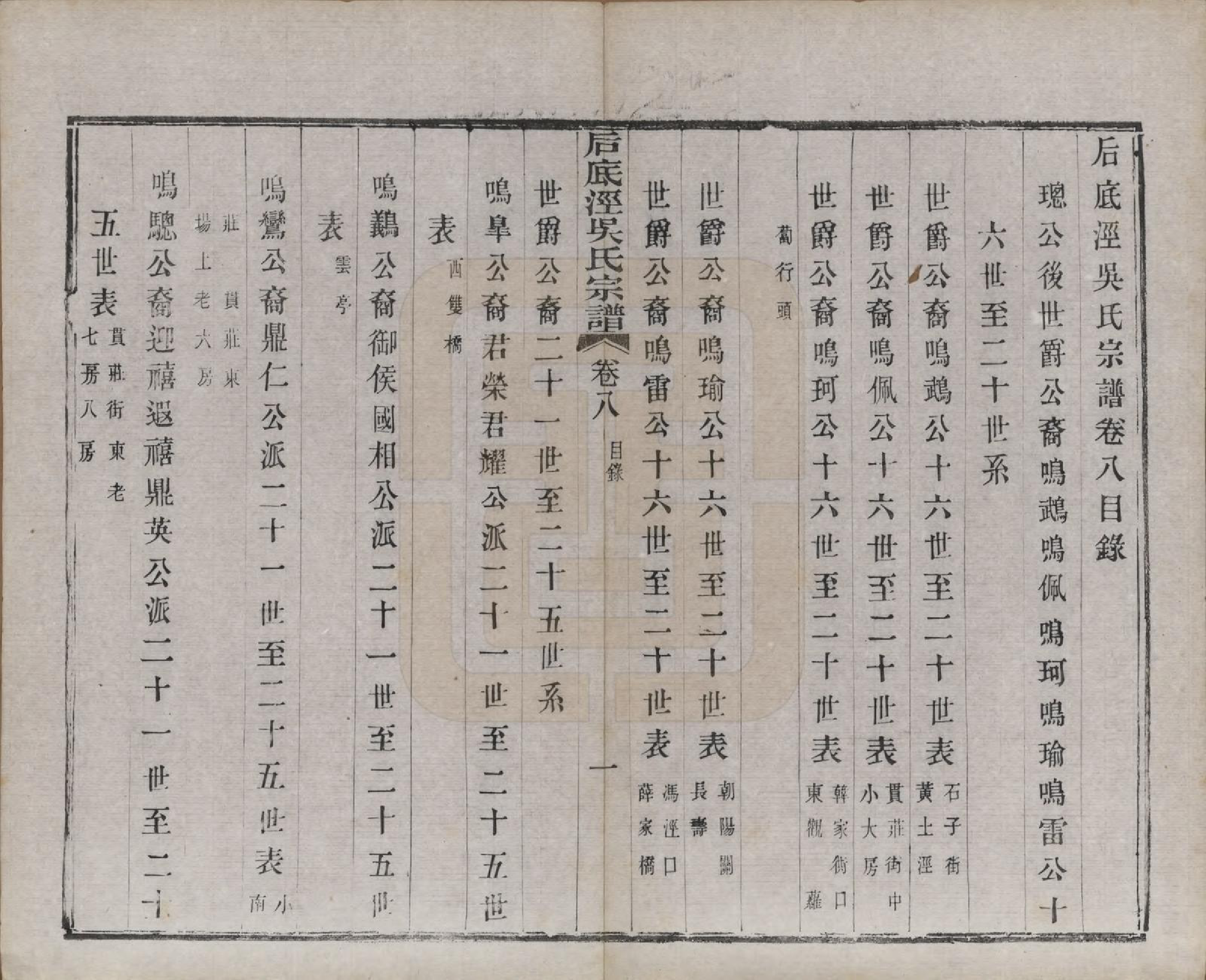 GTJP1702.吴.中国.后底泾吴氏宗谱十九卷首一卷末一卷.清光绪十三年（1887）_008.pdf_第1页