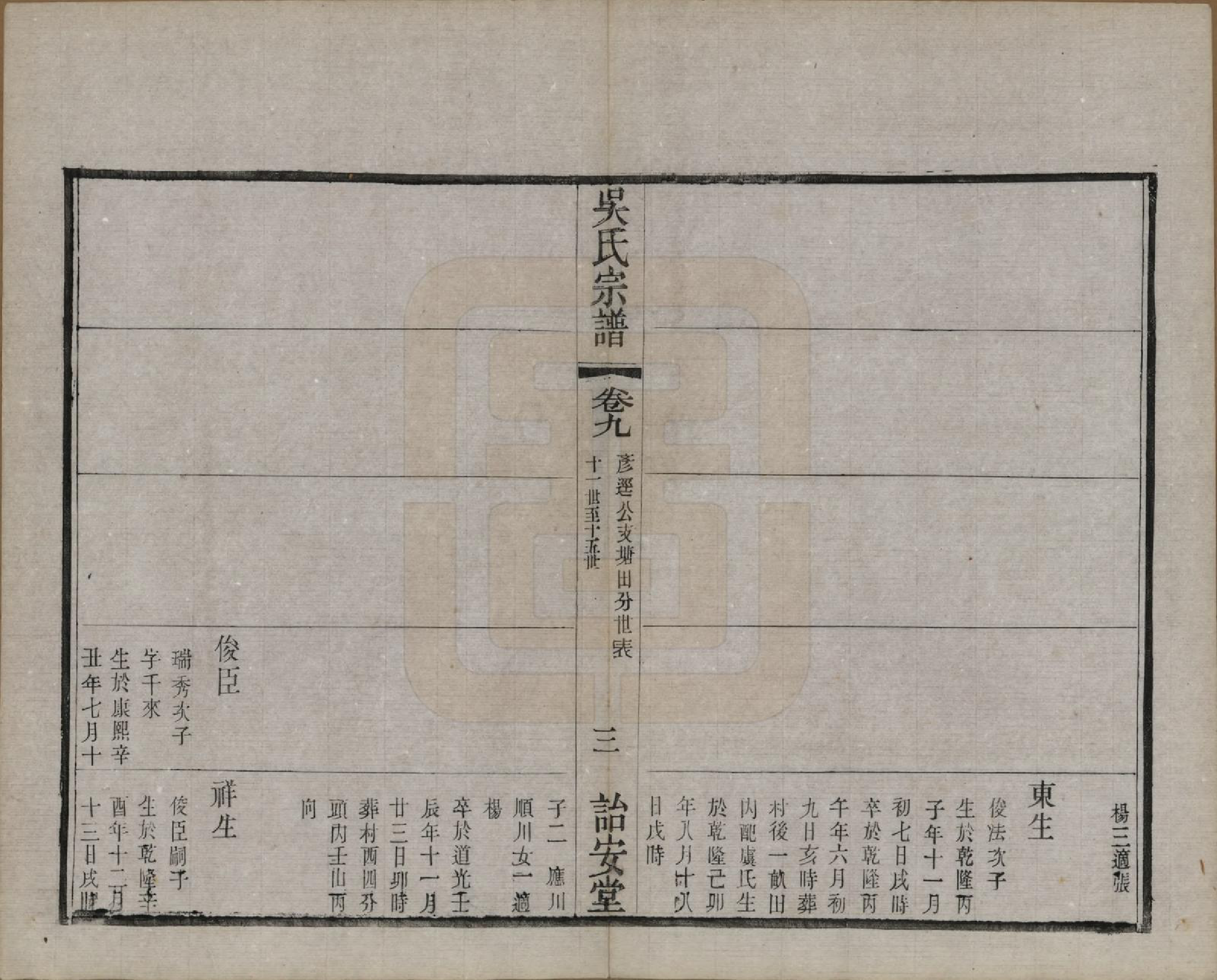 GTJP1663.吴.中国.吴氏宗谱二十四卷.民国十八年（1929）_009.pdf_第3页