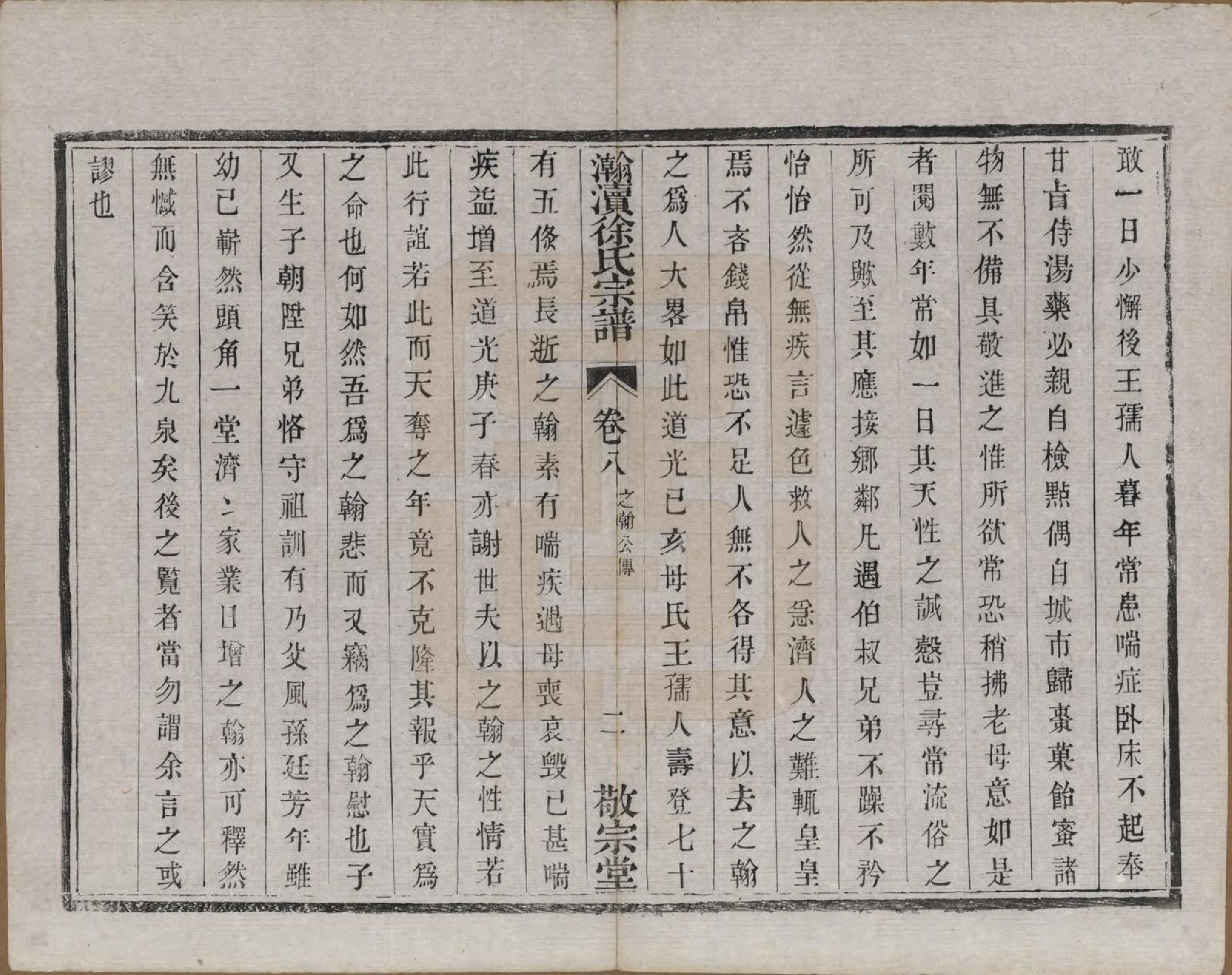 GTJP1876.徐.中国.瀚渎徐氏宗谱八卷.清光绪四年（1878）_008.pdf_第2页