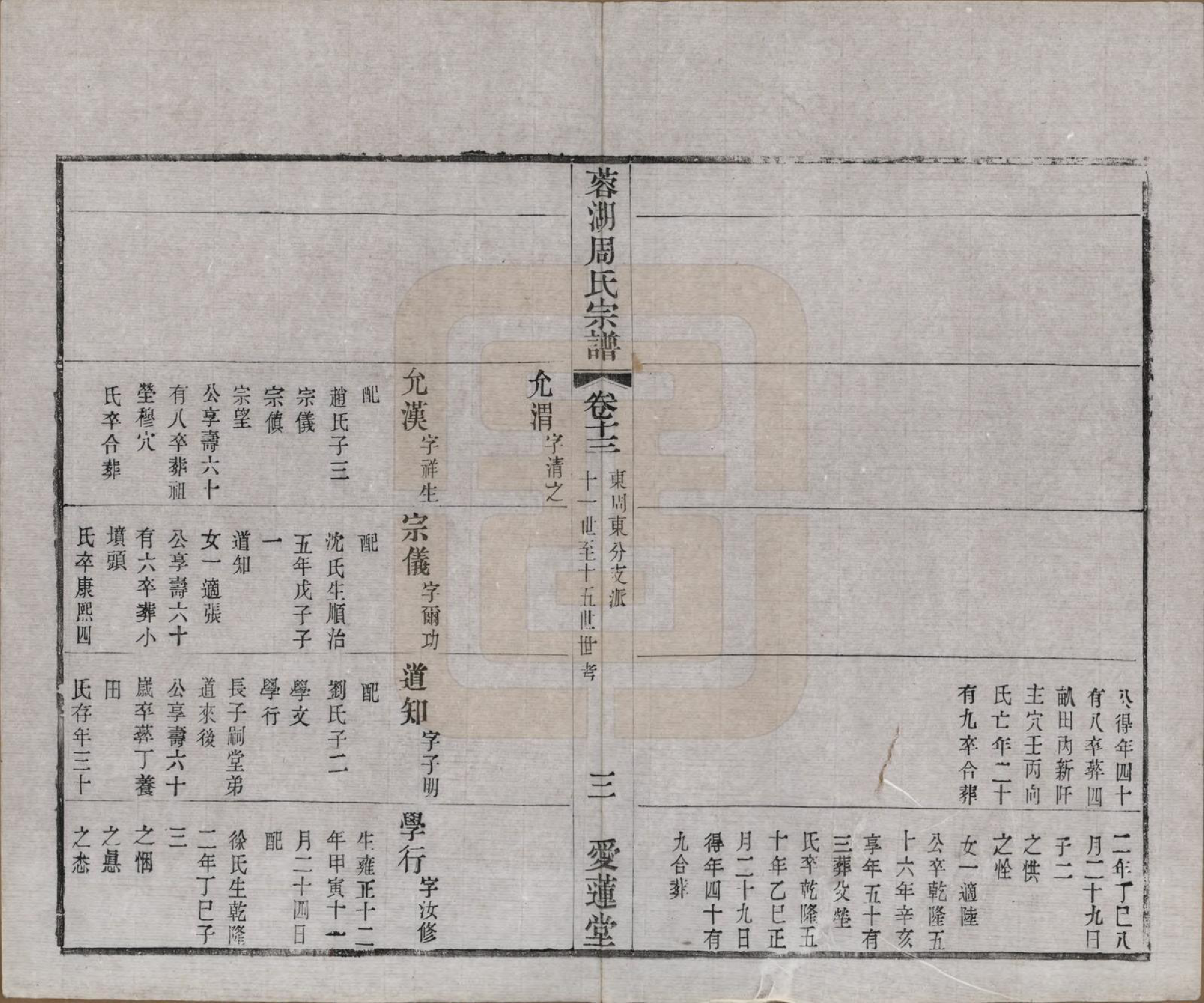 GTJP2335.周.中国.蓉湖周氏宗谱二十八卷.清光绪三十一年（1905）_013.pdf_第3页