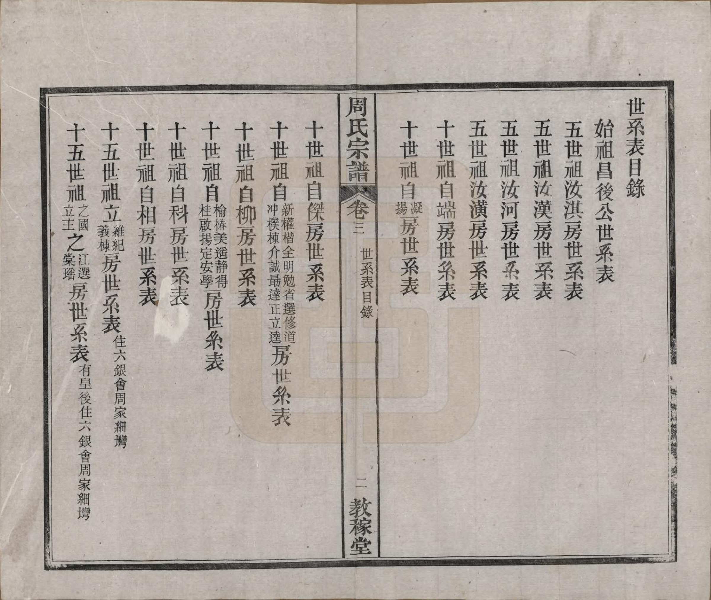GTJP2304.周.湖北黄陂.黄陂周氏宗谱十卷.民国十二年（1923）_003.pdf_第2页