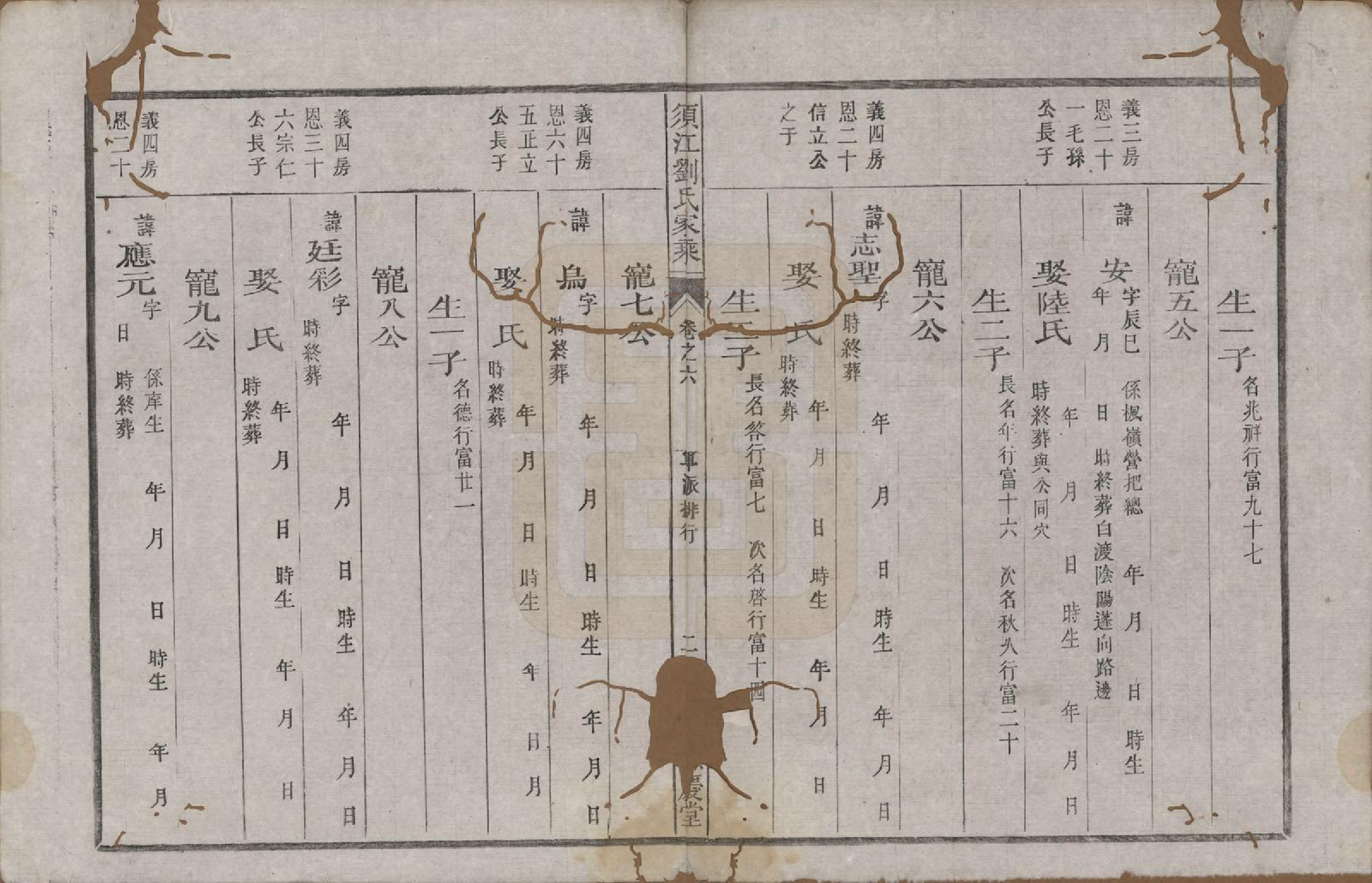 GTJP0987.刘.浙江江山.须江刘氏家乘.清同治六年(1867)_006.pdf_第2页