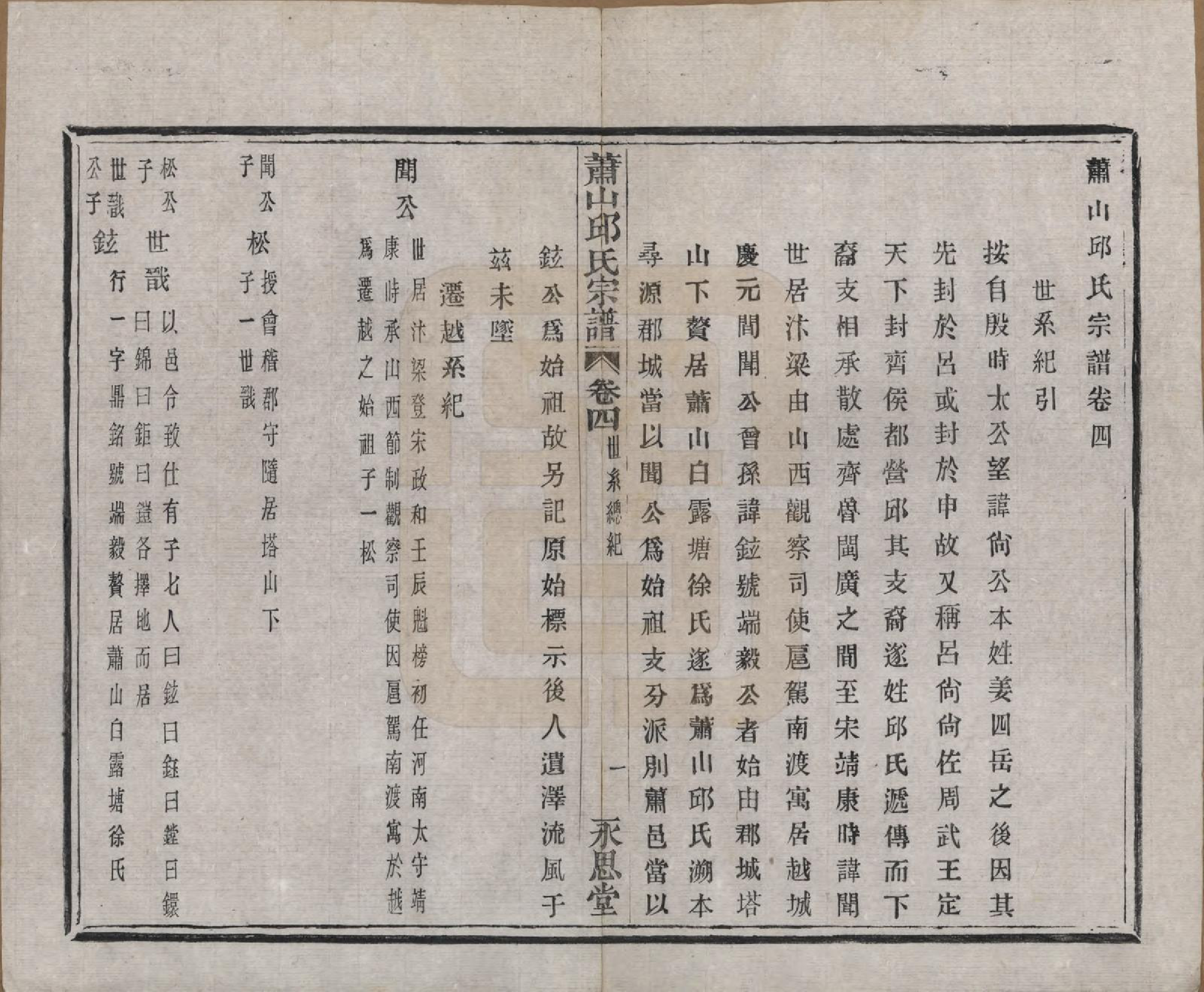 GTJP1210.邱.浙江萧山.萧山邱氏宗谱六卷.清光绪三十一年（1905）_004.pdf_第1页