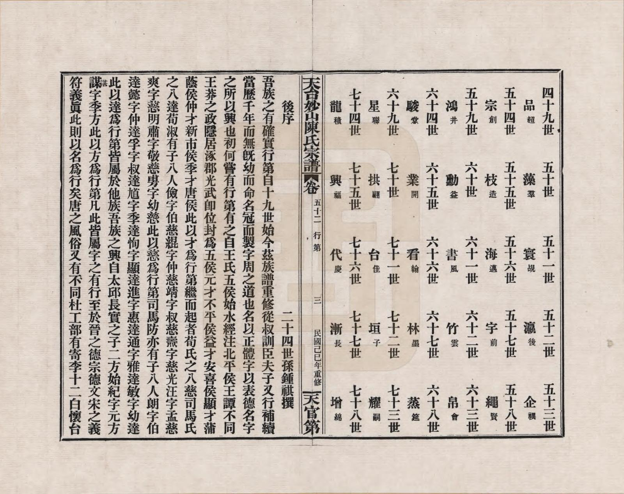 GTJP0100.陈.浙江天台.天台妙山陈氏宗谱_052.pdf_第3页