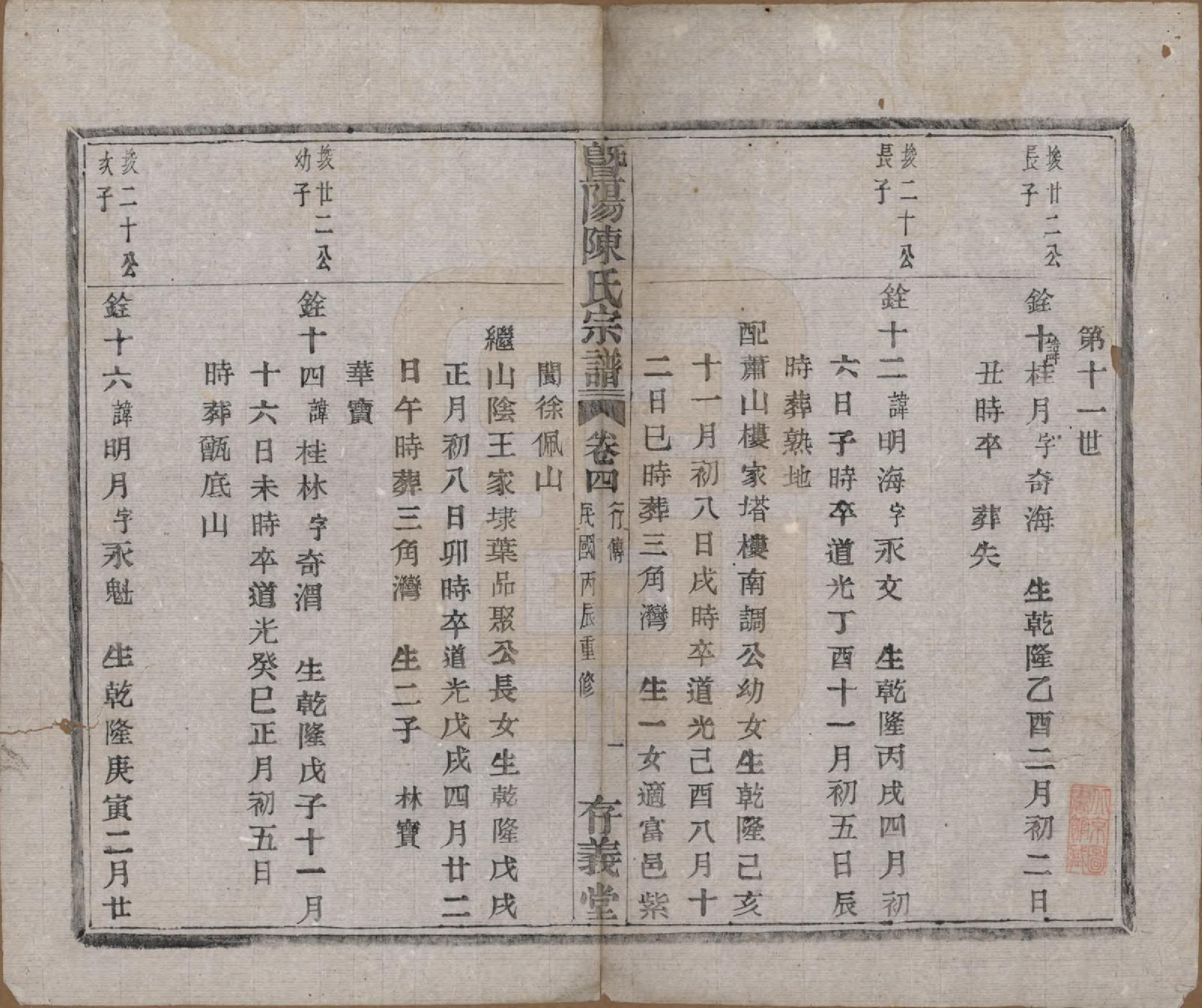 GTJP0170.陈.浙江诸暨.暨阳陈氏宗谱四卷.民国五年（1916）_004.pdf_第1页