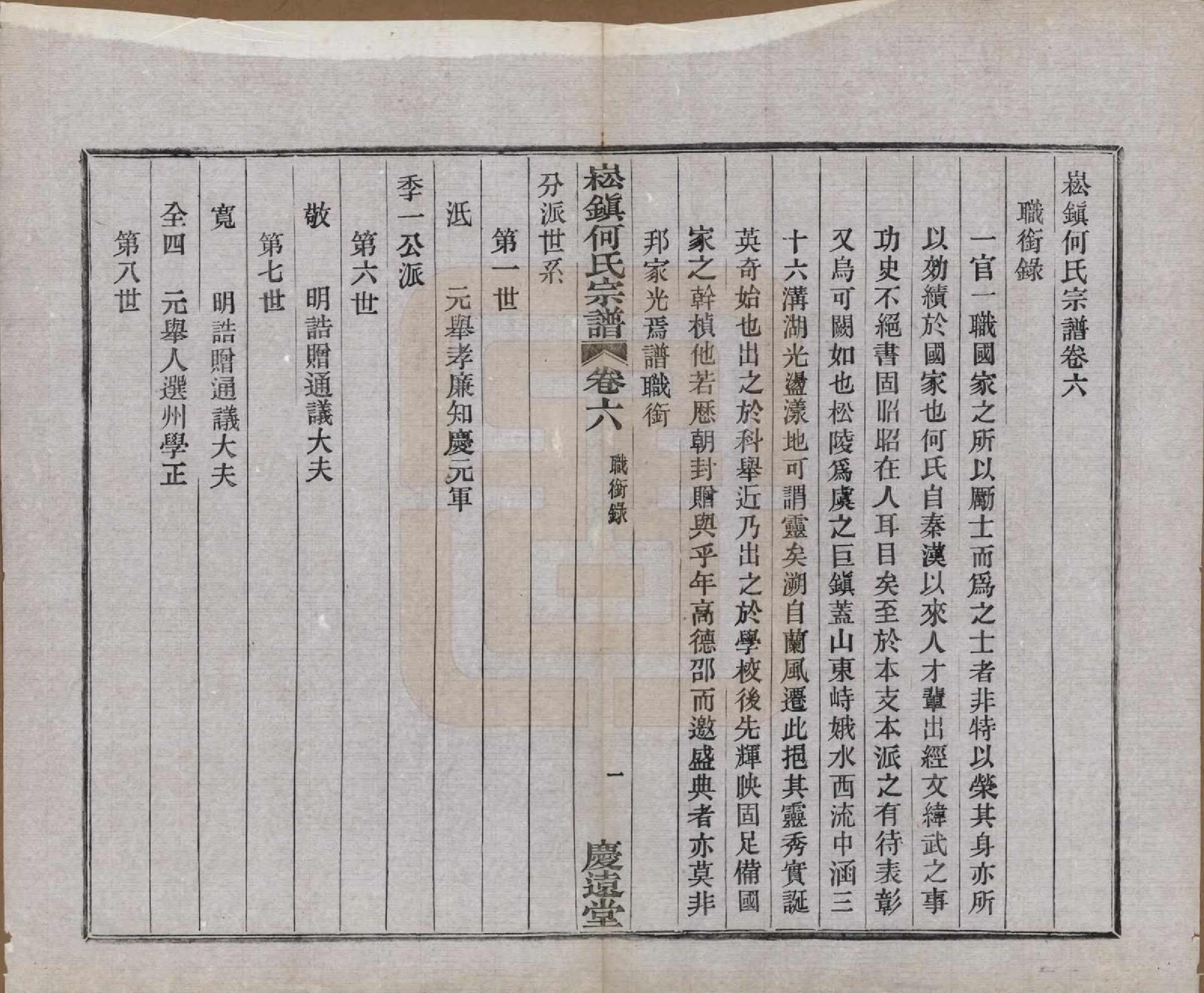 GTJP0479.何.浙江上虞.崧镇何氏宗谱十六卷首一卷末一卷.民国十年（1921）_006.pdf_第1页