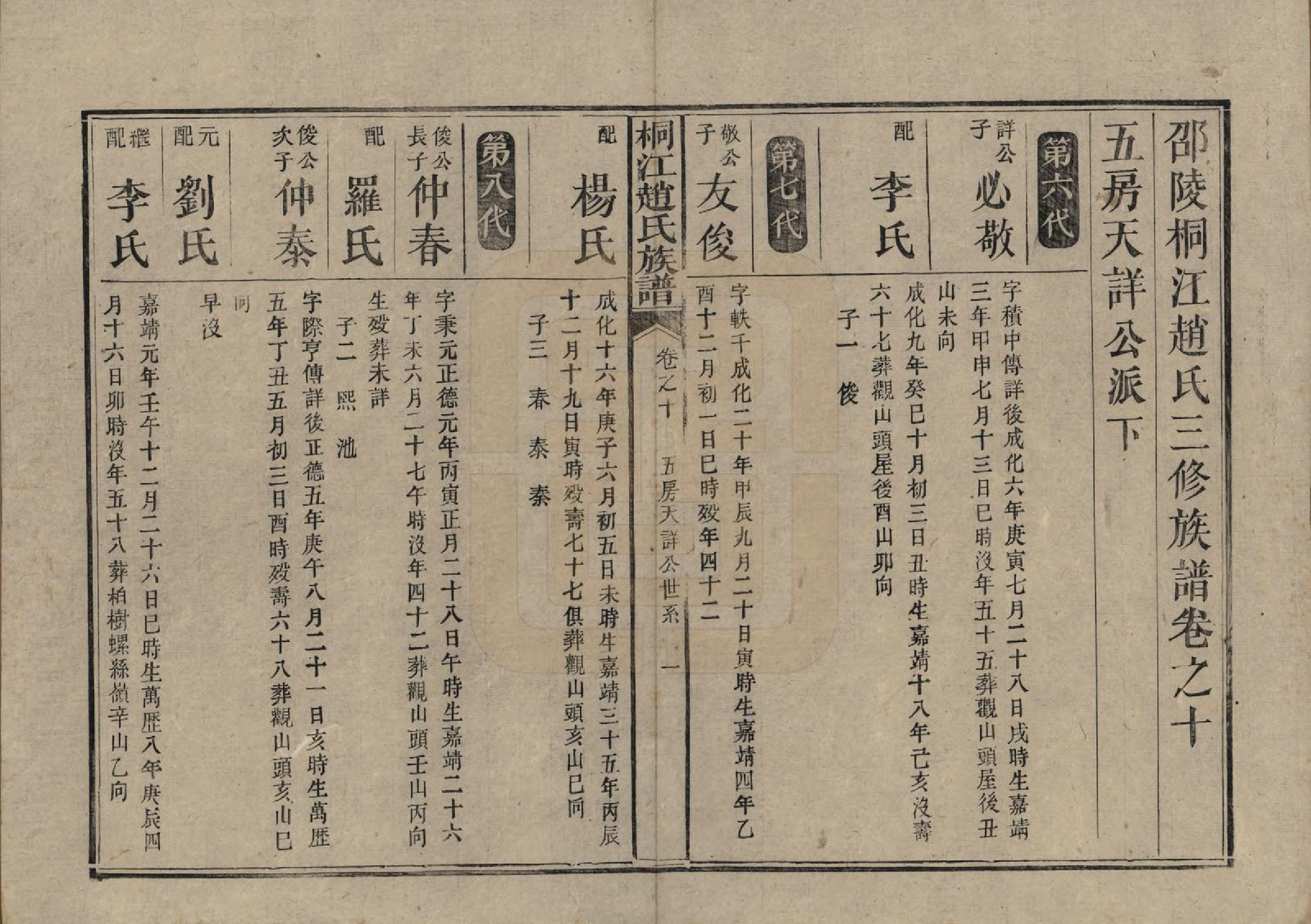 GTJP0596.黄.浙江余姚.余姚四明黄氏牌宪支墙里家谱十六卷首一卷末一卷.民国十九年（1930）_009.pdf_第1页
