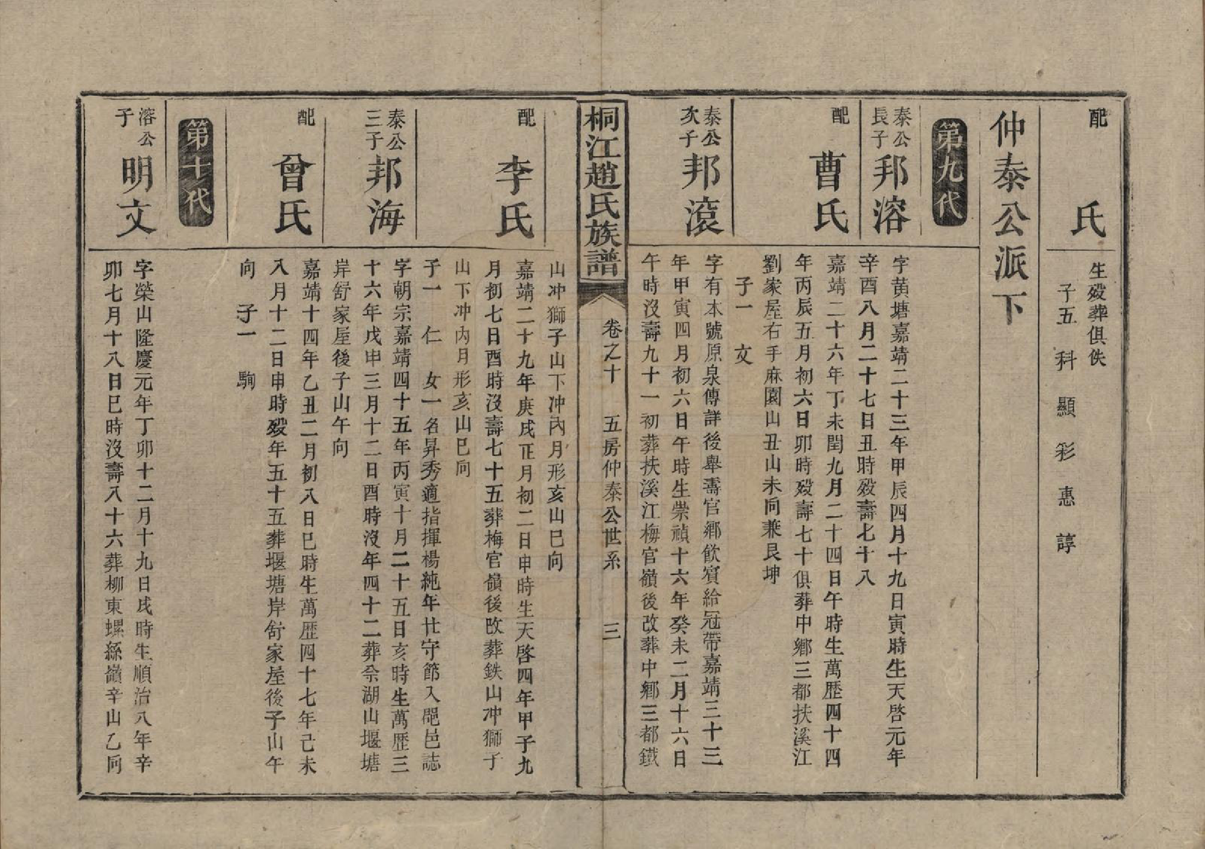 GTJP0596.黄.浙江余姚.余姚四明黄氏牌宪支墙里家谱十六卷首一卷末一卷.民国十九年（1930）_009.pdf_第3页