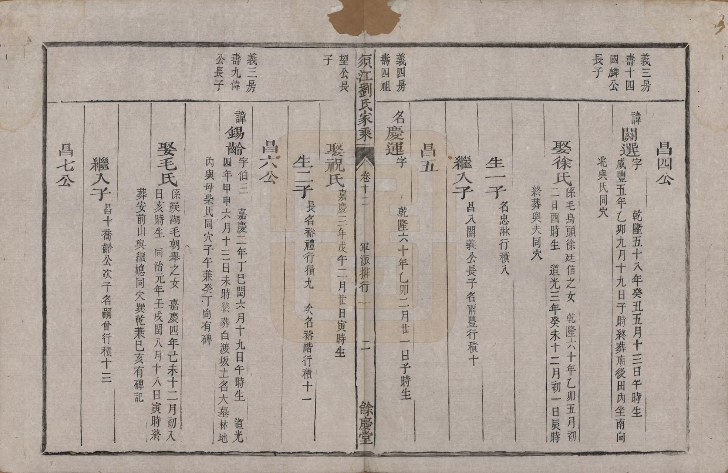 GTJP0987.刘.浙江江山.须江刘氏家乘.清同治六年(1867)_012.pdf_第2页