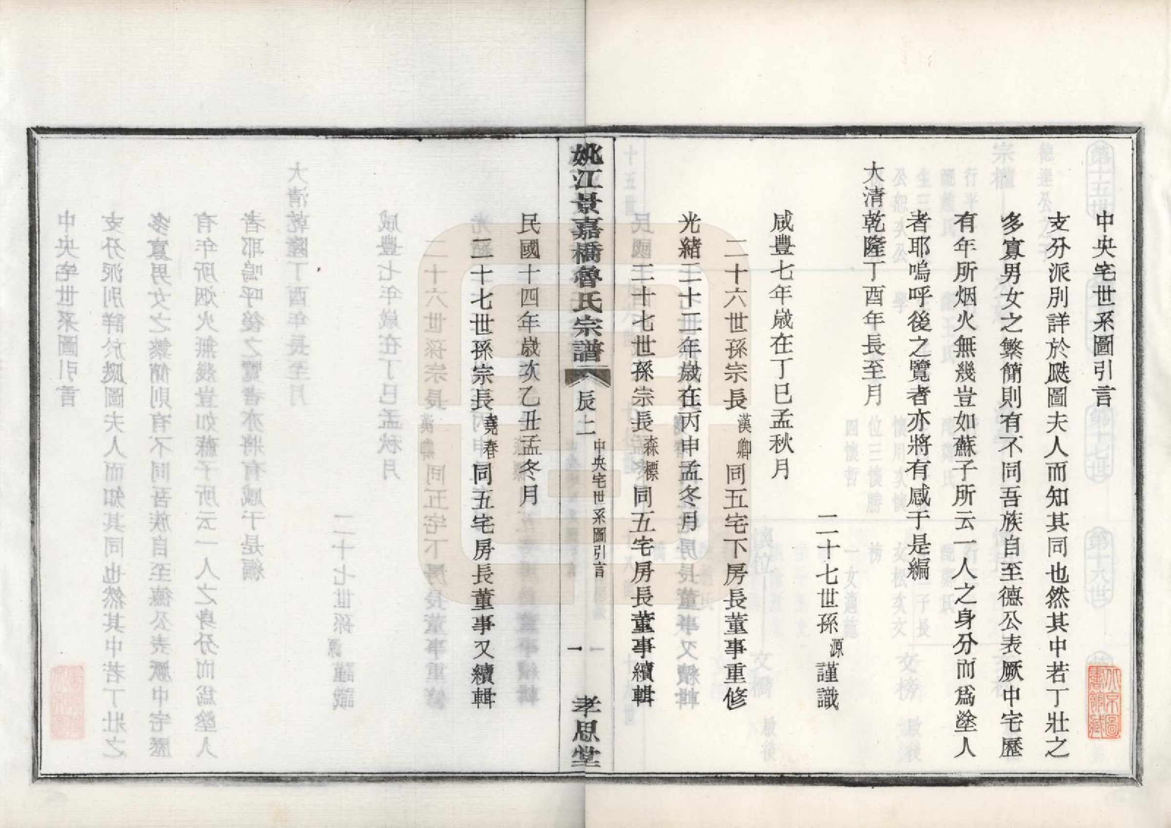GTJP1012.鲁.浙江余姚.姚江景嘉桥鲁氏宗谱二十四卷.民国十四年（1925）_008.pdf_第2页