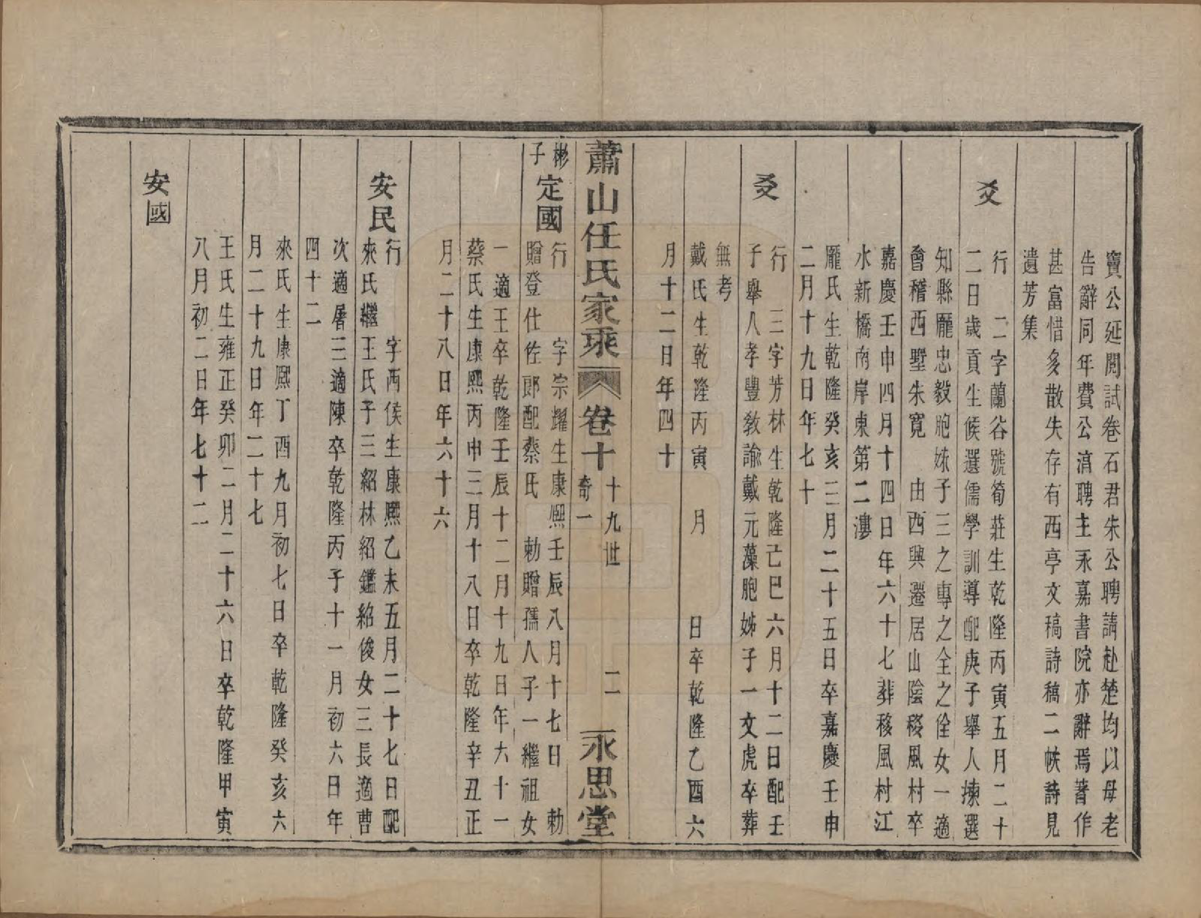 GTJP1227.任.浙江萧山.萧山任氏家乘二十卷.清同治十三年（1874）_010.pdf_第3页